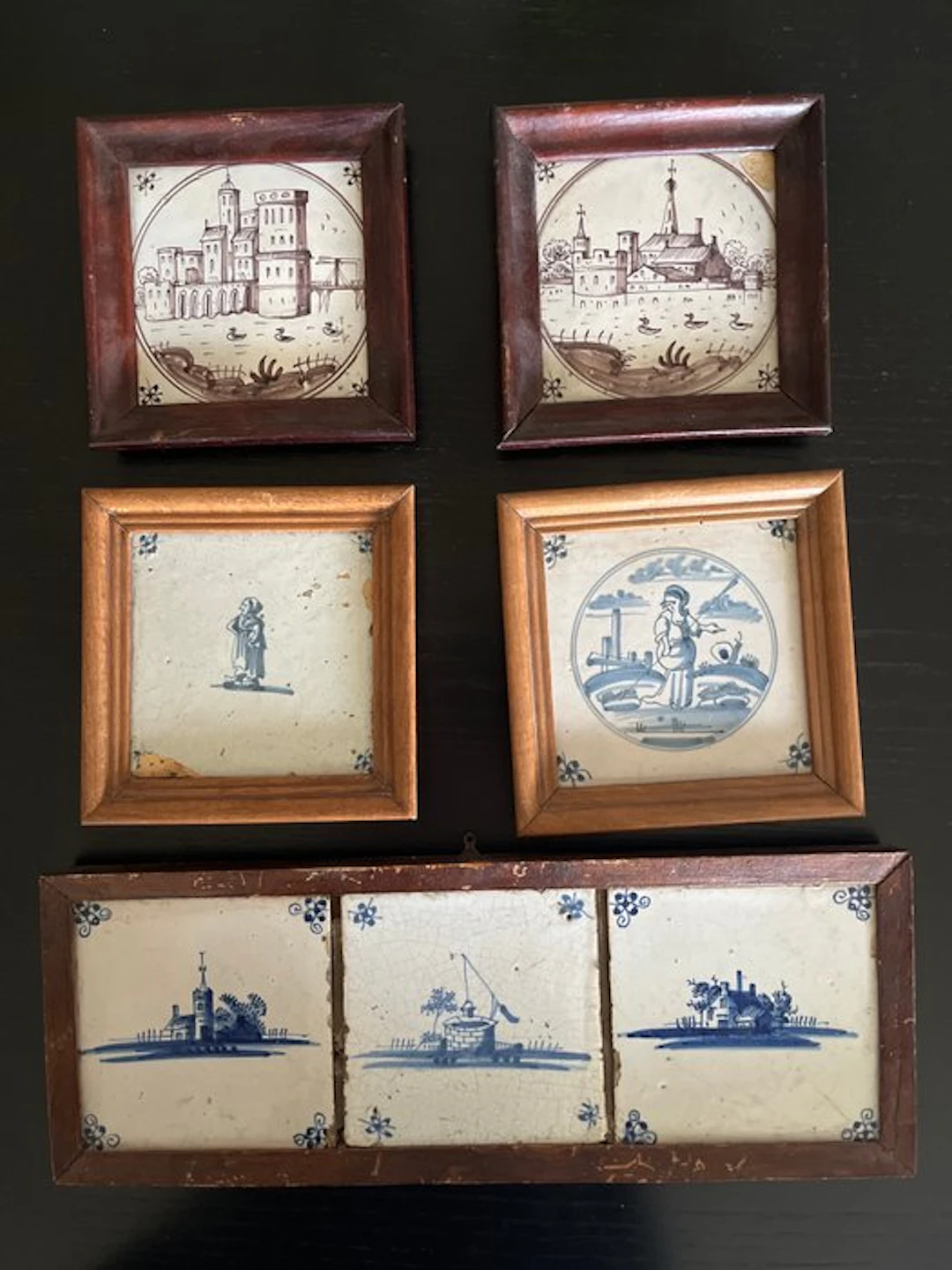 Tile (7) - 1750-1800 - 7 Delft tiles