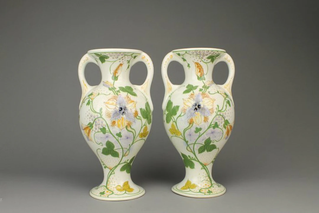 Plateelbakkerij Zuid-Holland - Maria Nieuwenhuis - Vase (2) - Earthenware