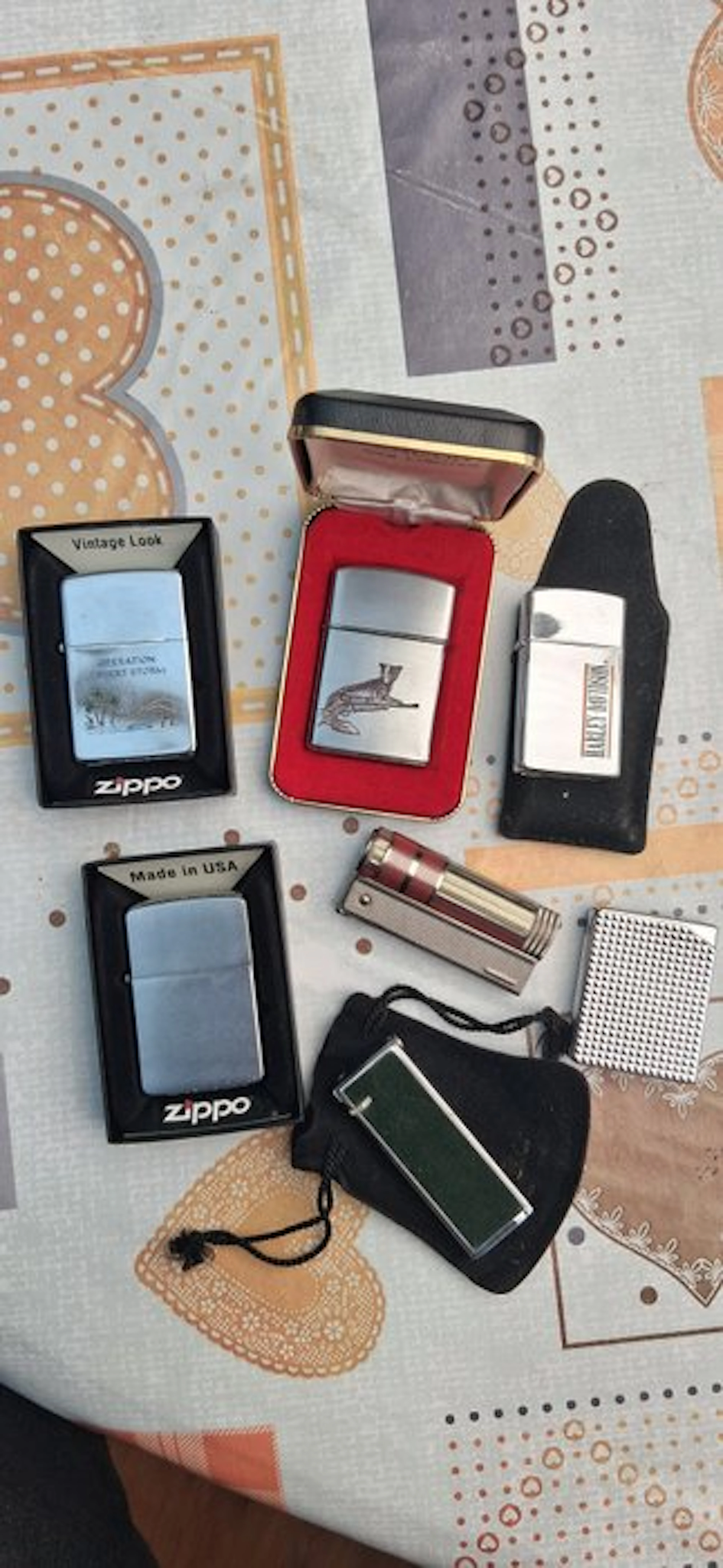 No reserve price - Lighter - Steel (stainless) - (8)