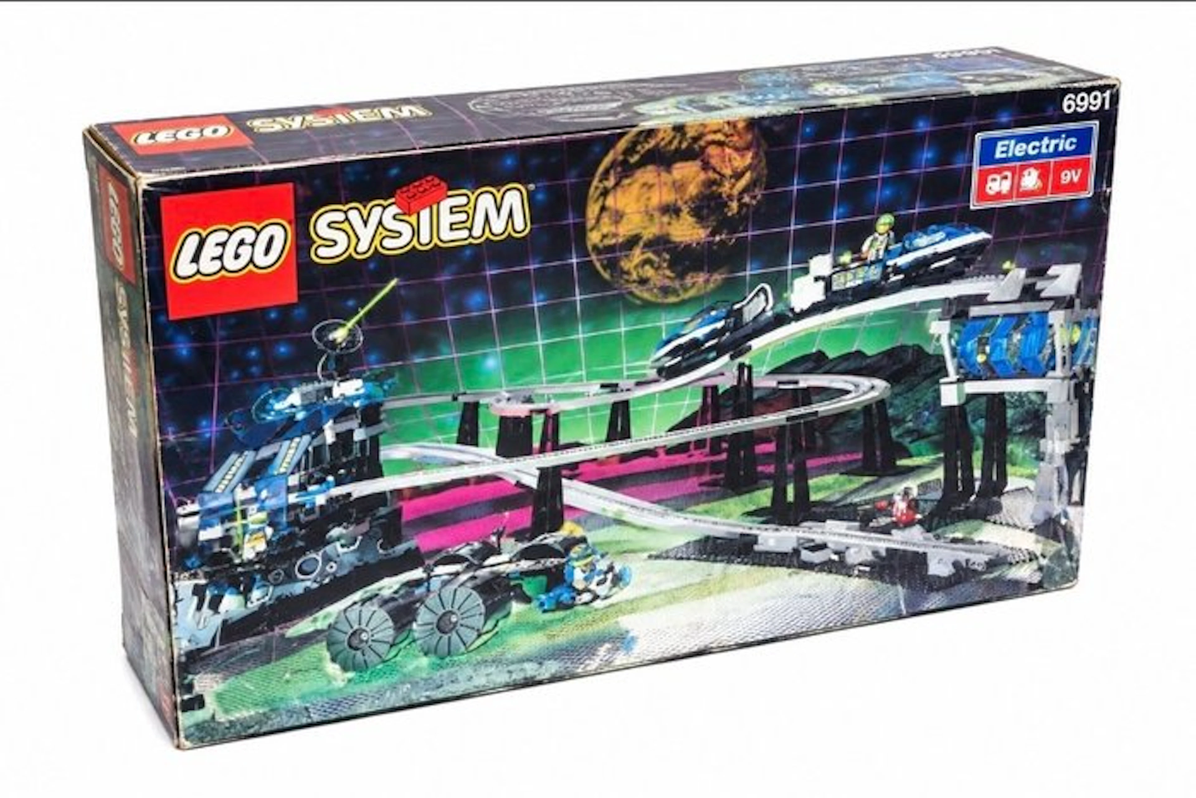LEGO Set - Unitron Monorail Transport base - Space - 6991