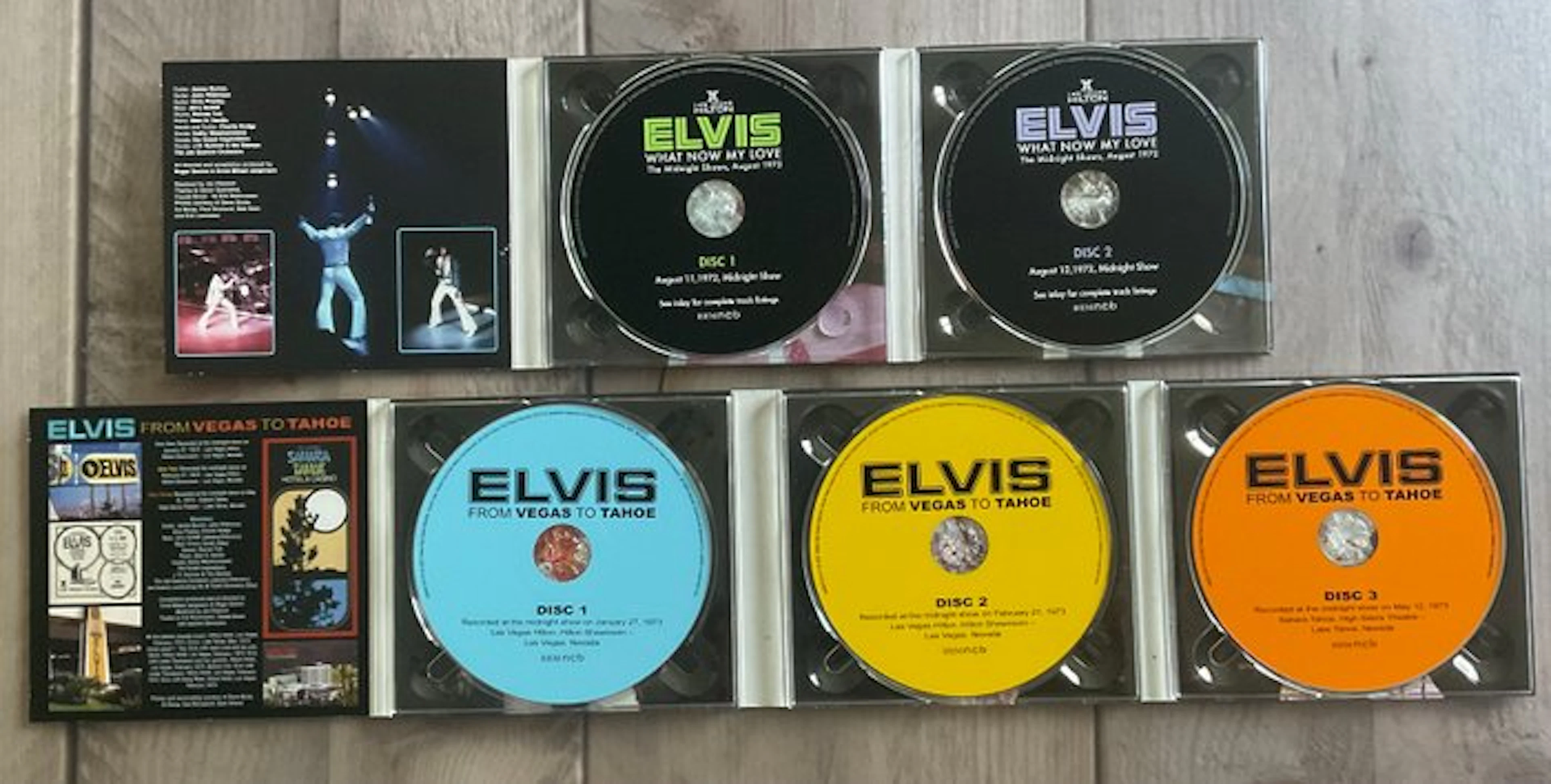 Elvis Presley - 5 Concerts - FTD CDs “What Now My Love”...