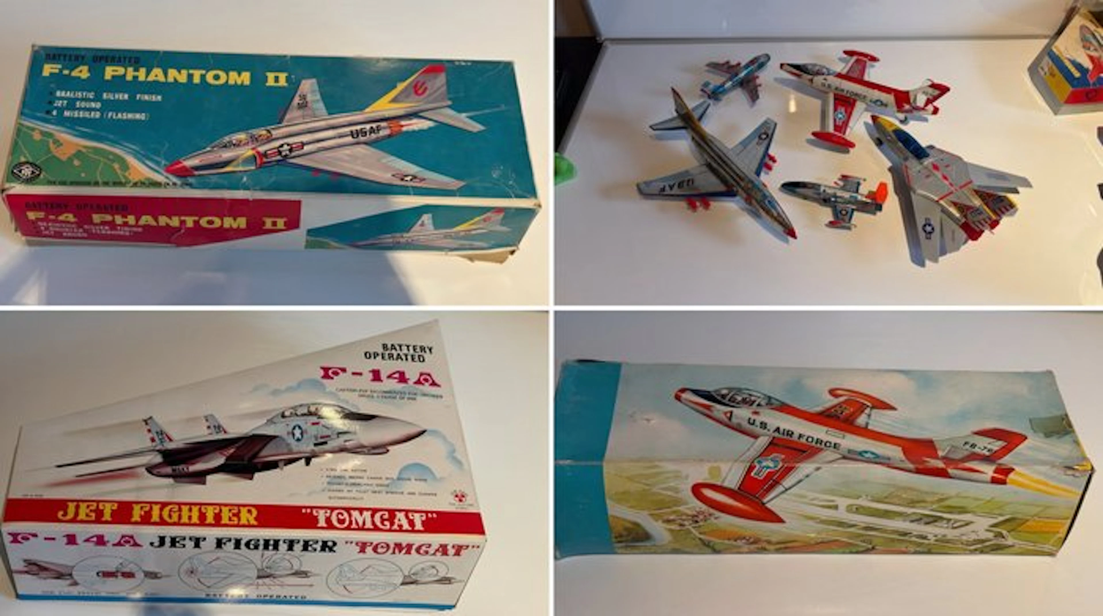 mitsuhasi - Toy airplane - 5 fighter jets - 1960-1970