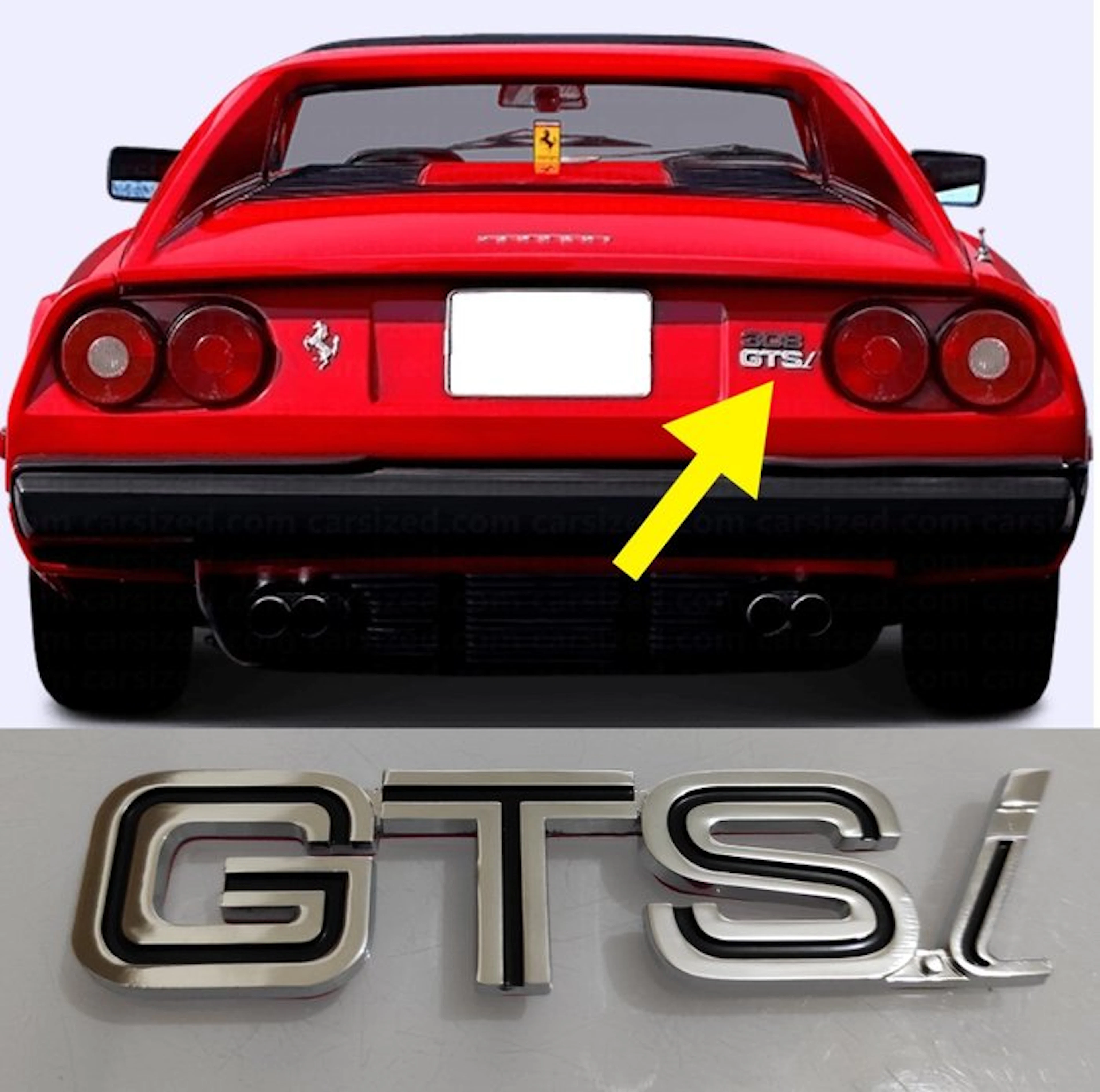 Ferrari GTSi Emblem (New Old Stock) - Ferrari - Ferrari 308 GTSi