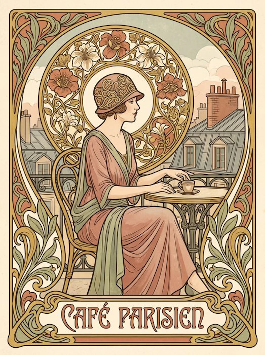 Henshin - Café Parisien - Art Nouveau