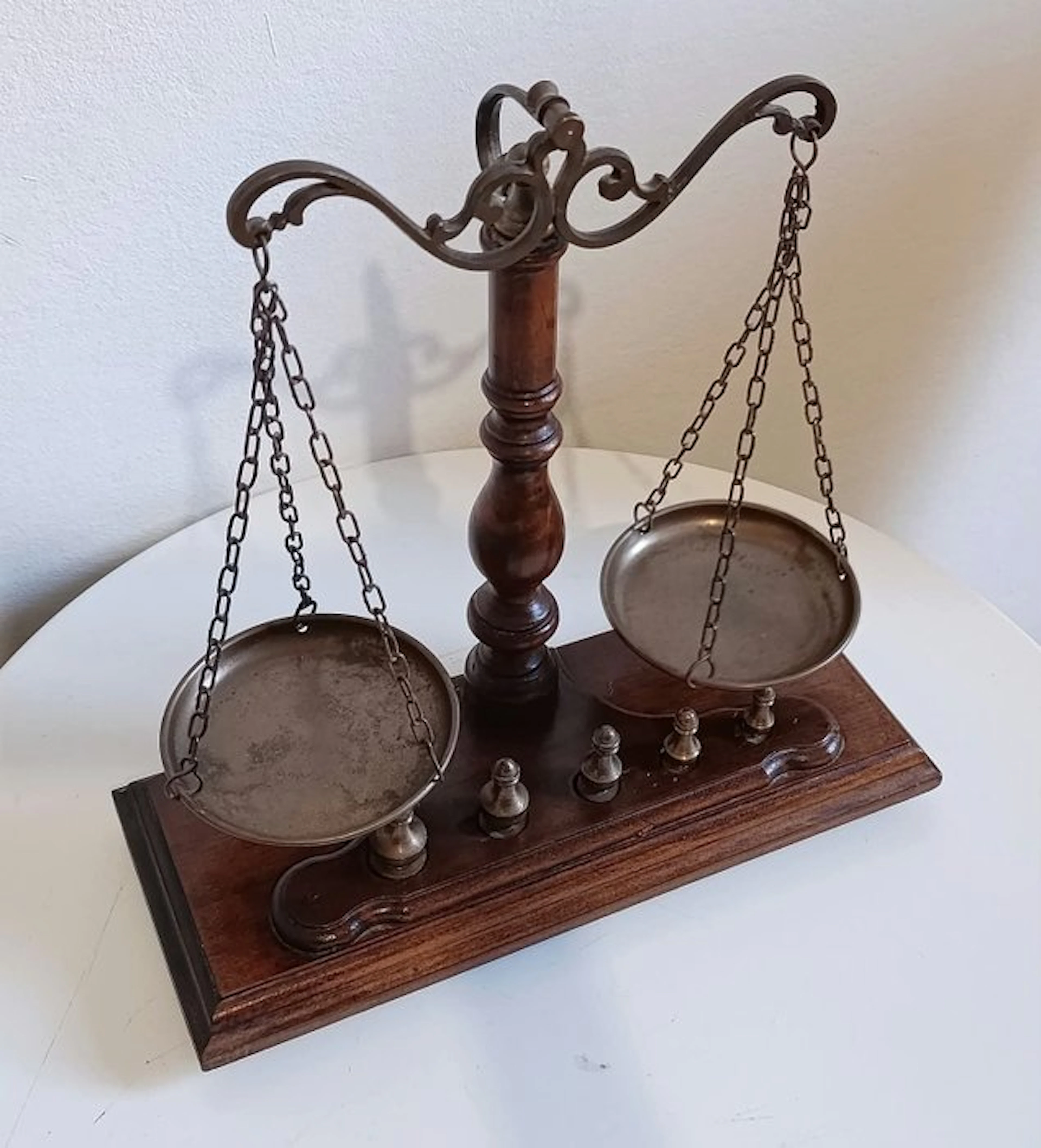 Scale - Wood, Metal, Brass