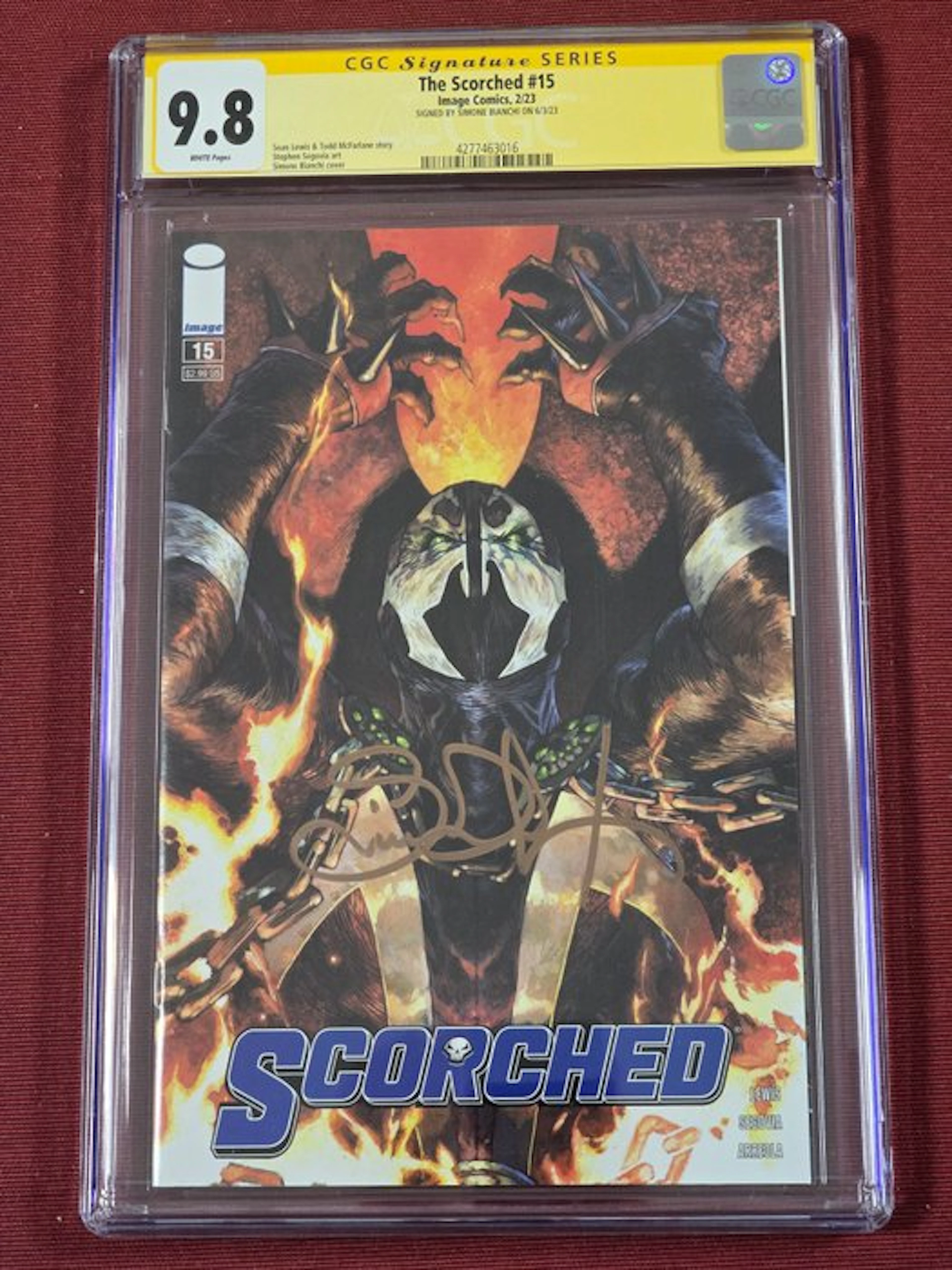 The Scorched #15 - Signed by Simone Bianchi - 1 Signed...