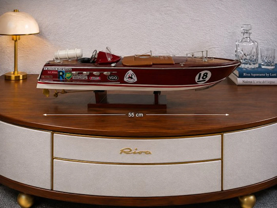 Magnifique RIVA AQUARAMA Zoom 53 cm modelisme bois...