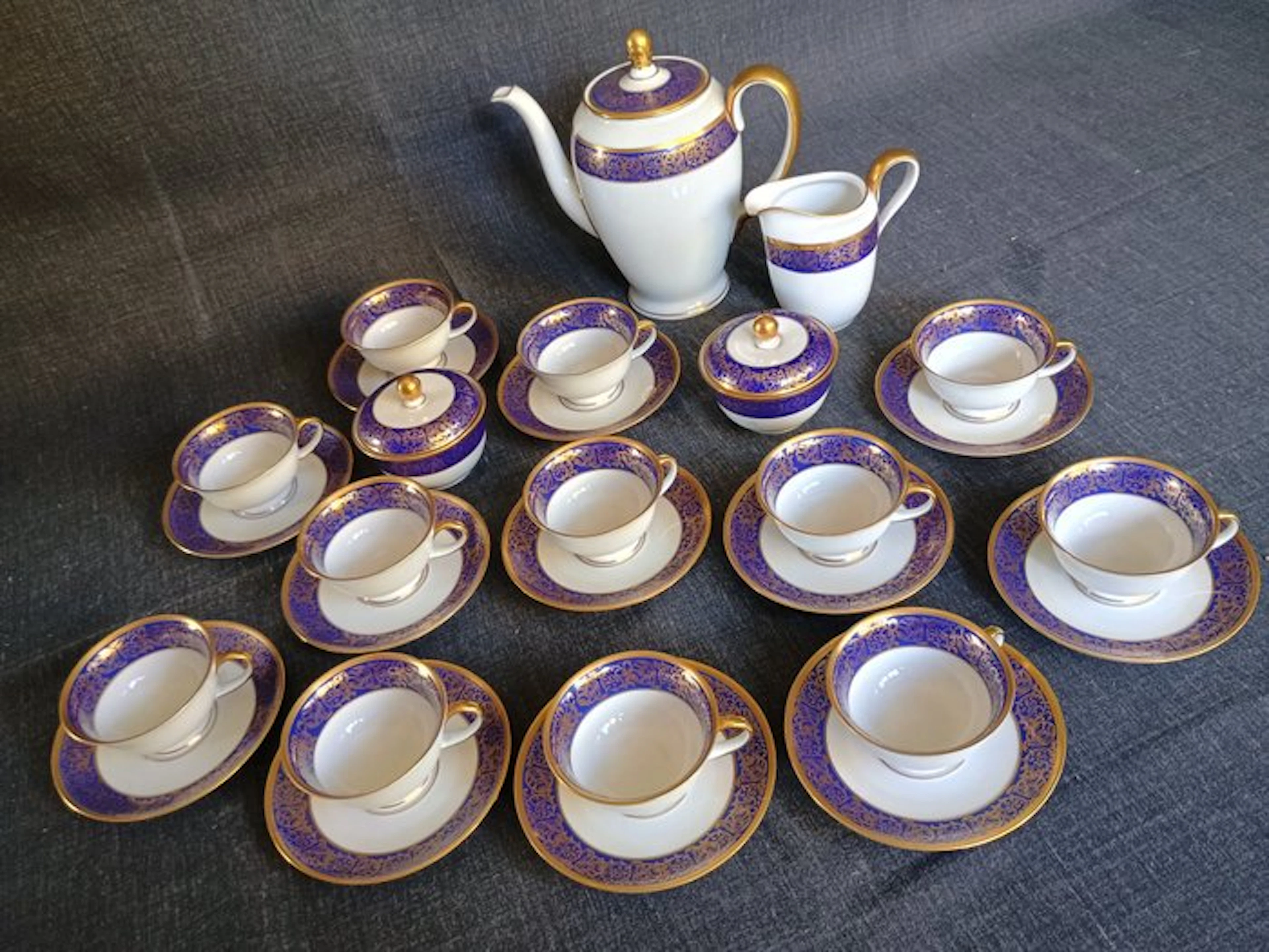 Rosenthal - Coffee service (28) - Forma Helena - 24kt gold - Helena Form