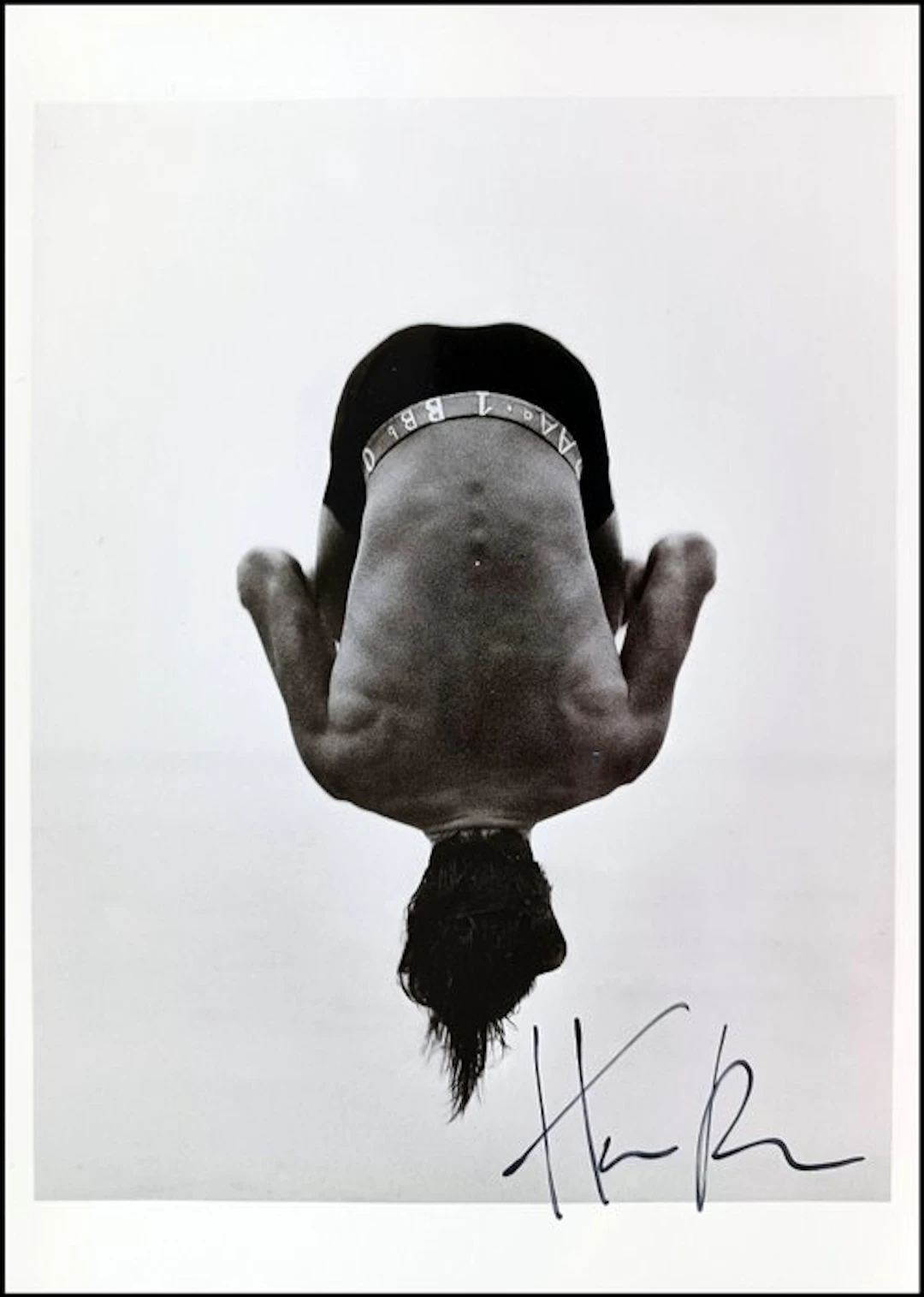 [Signed] Herb Ritts - Backflip - 1987