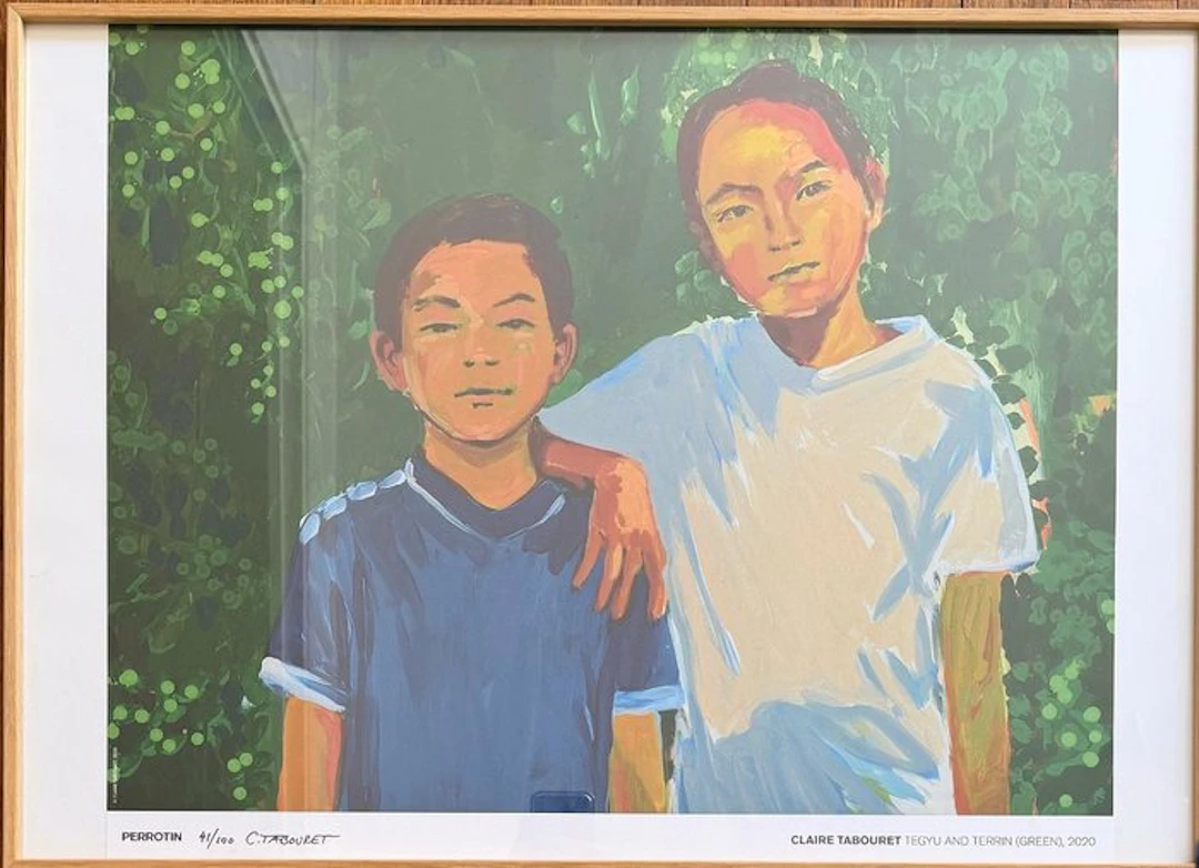Claire Tabouret (1981) - Tegyu and Terrin Green - Signed Edition