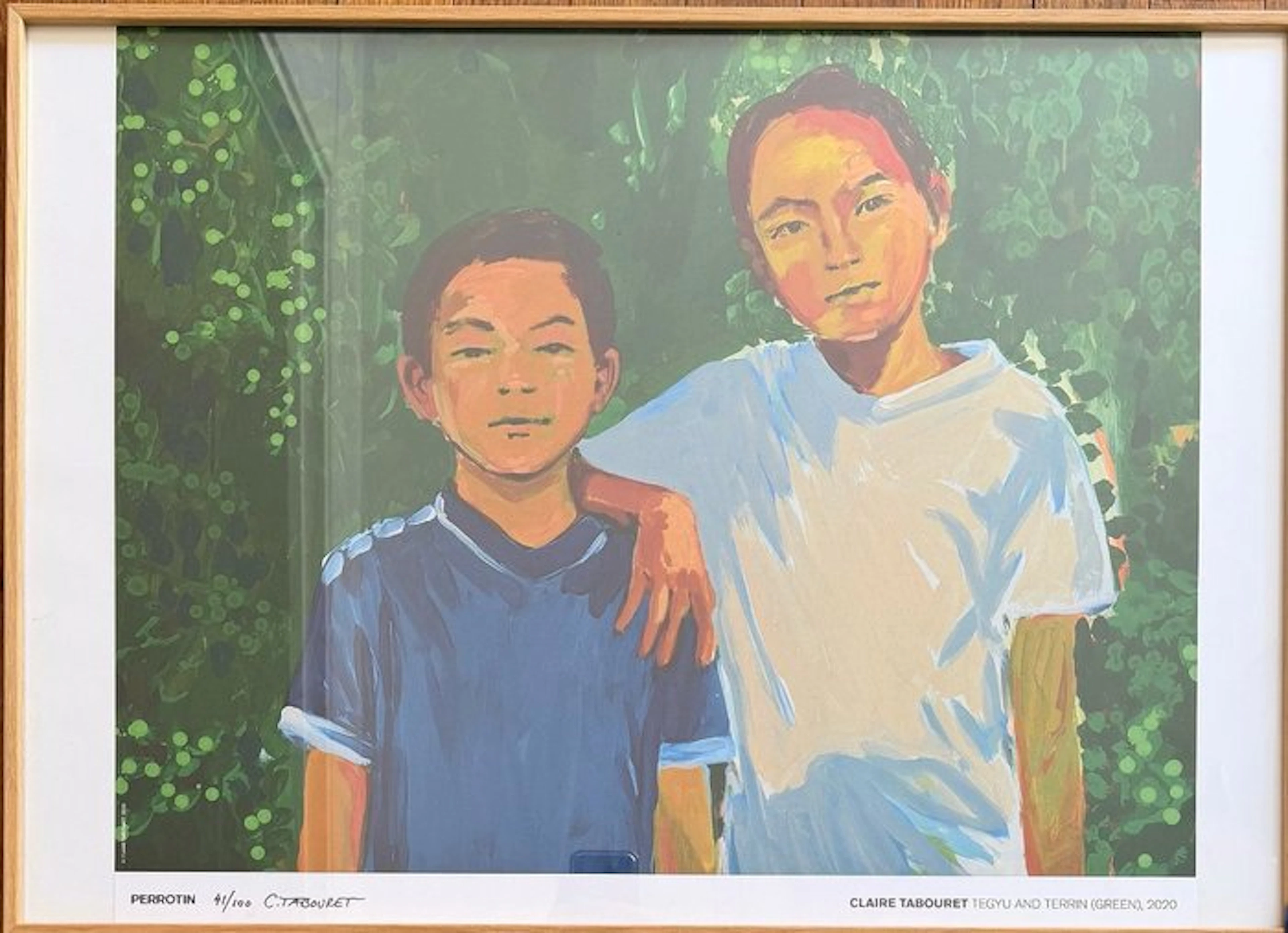 Claire Tabouret (1981) - Tegyu and Terrin Green - Signed Edition