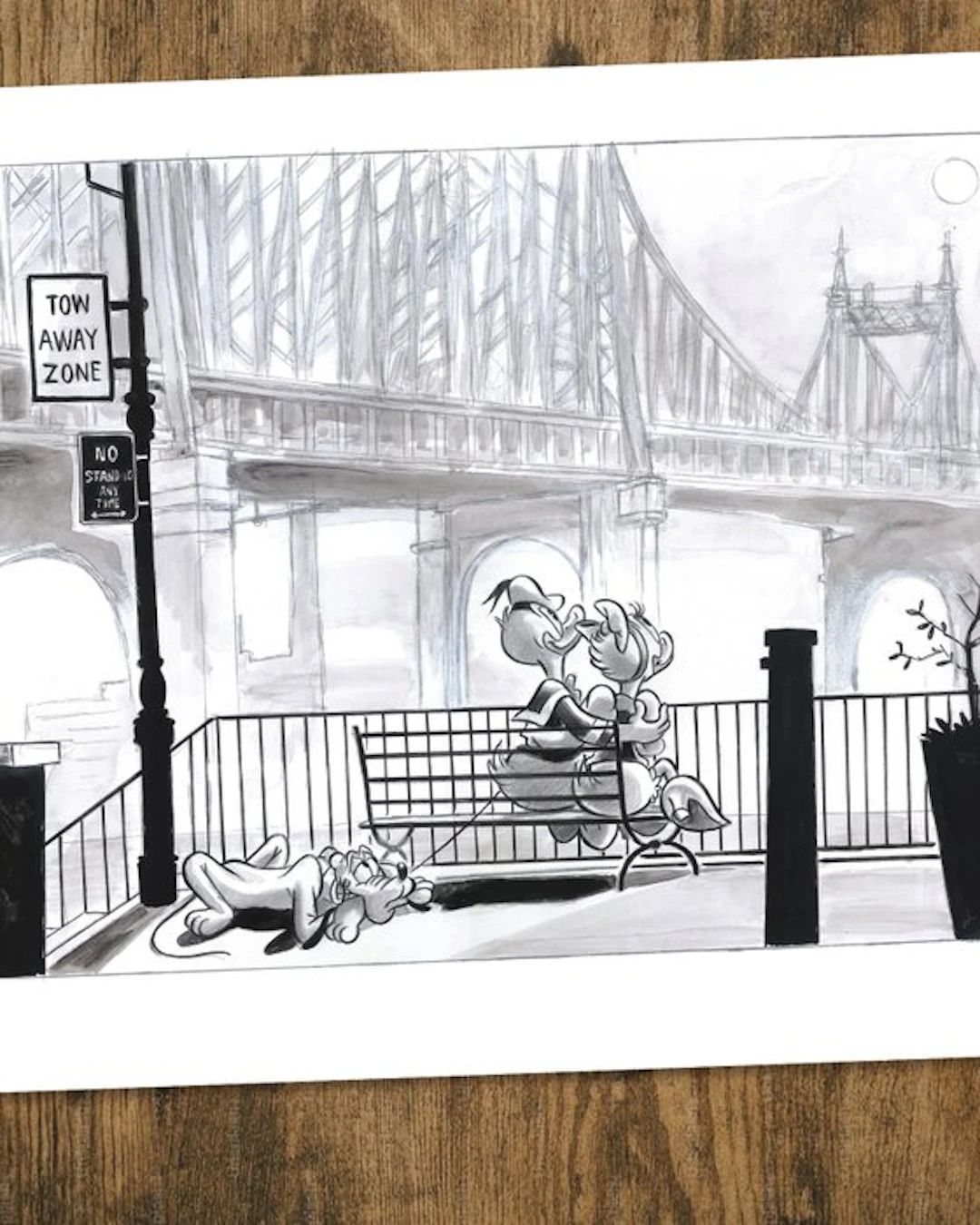 Tony Fernandez - Donald & Daisy Romantic Moment by the Manhattan Bridge