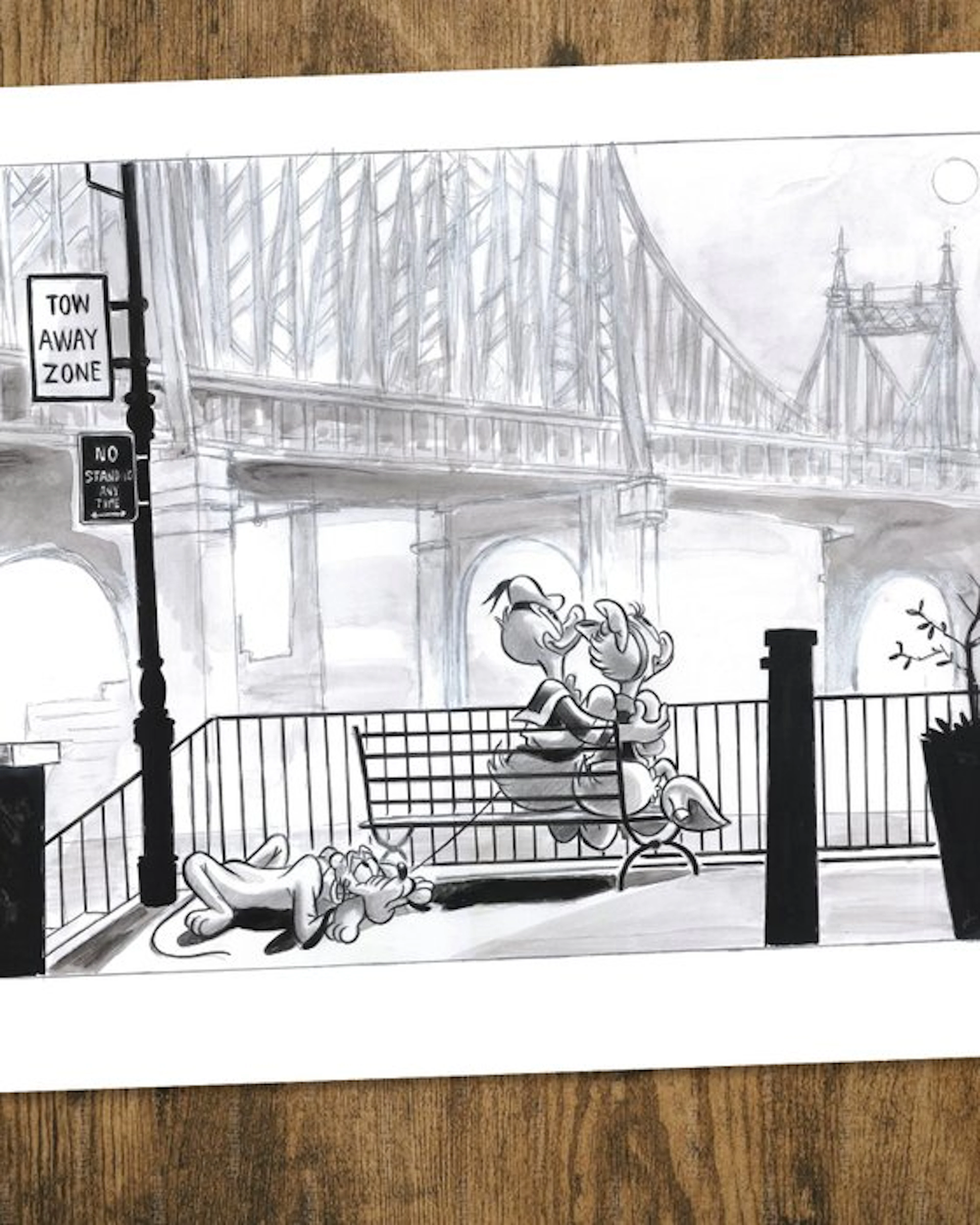 Tony Fernandez - Donald & Daisy Romantic Moment by the Manhattan Bridge