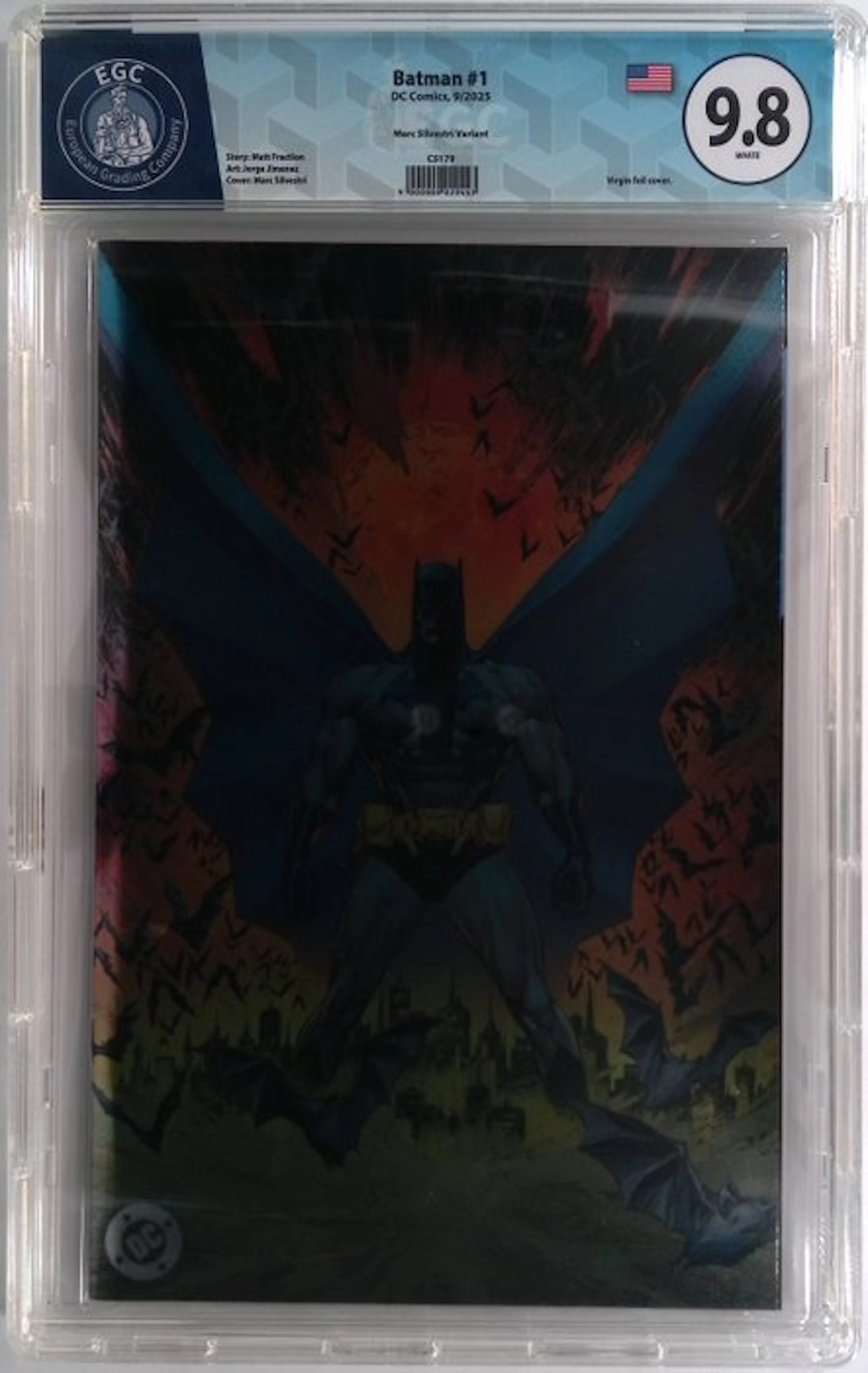 Batman #1 - EGC 9.8 - 1 Graded comic - First edition - 2025