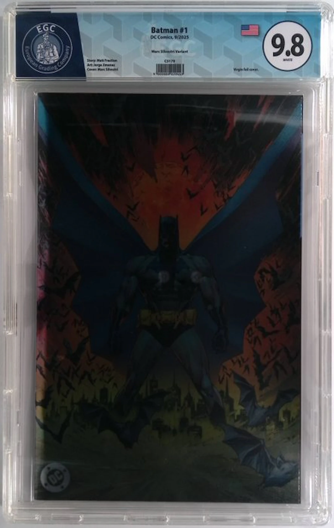 Batman #1 - EGC 9.8 - 1 Graded comic - First edition - 2025