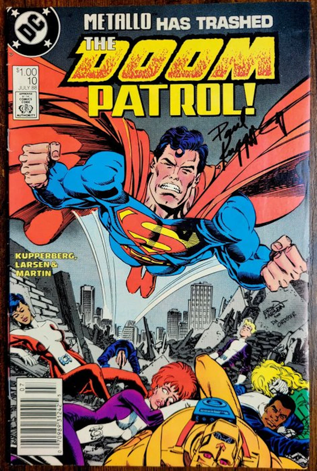 Lots 3 DC Comics Vintage 1985-2006 - Signed + COA and POA...