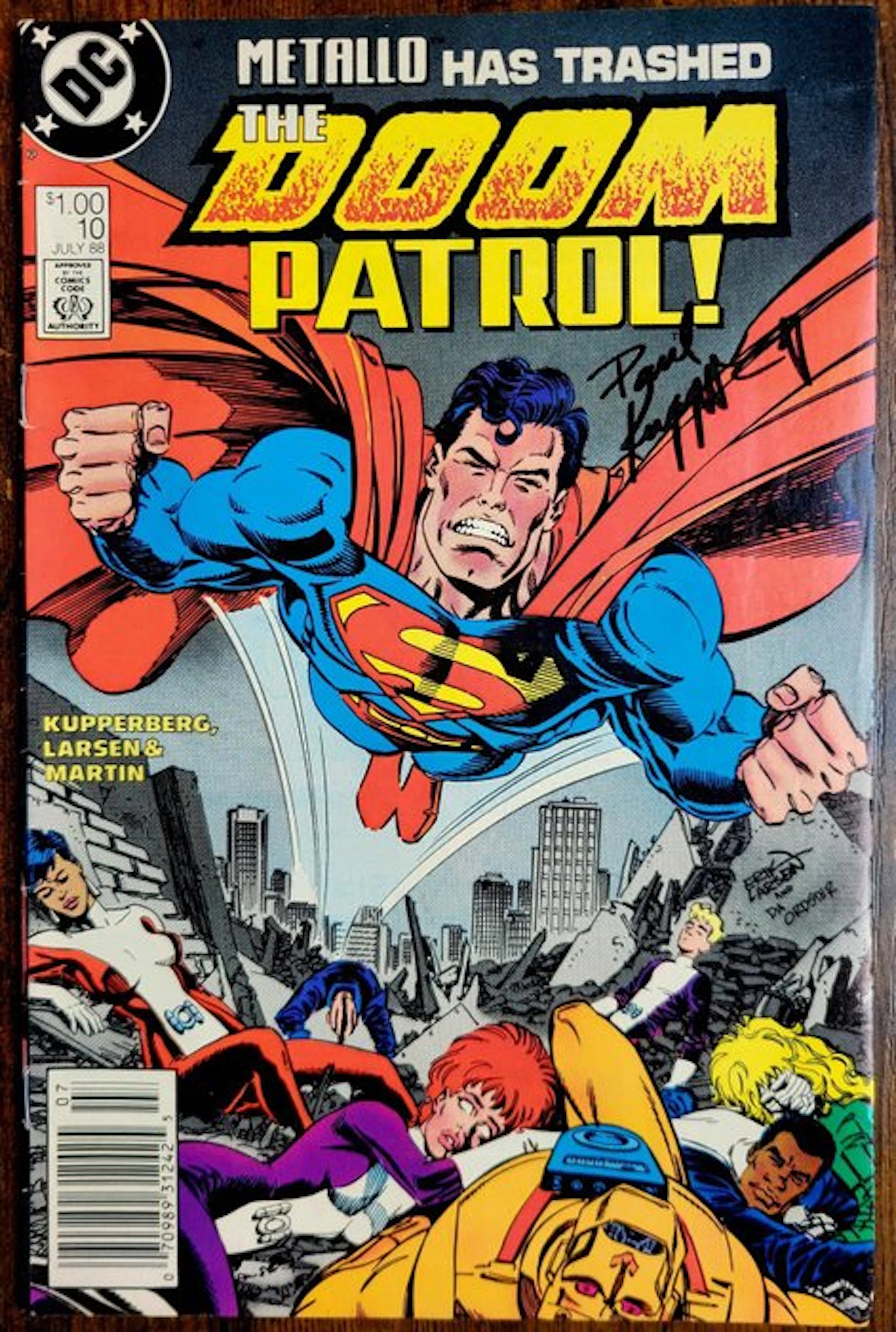 Lots 3 DC Comics Vintage 1985-2006 - Signed + COA and POA...