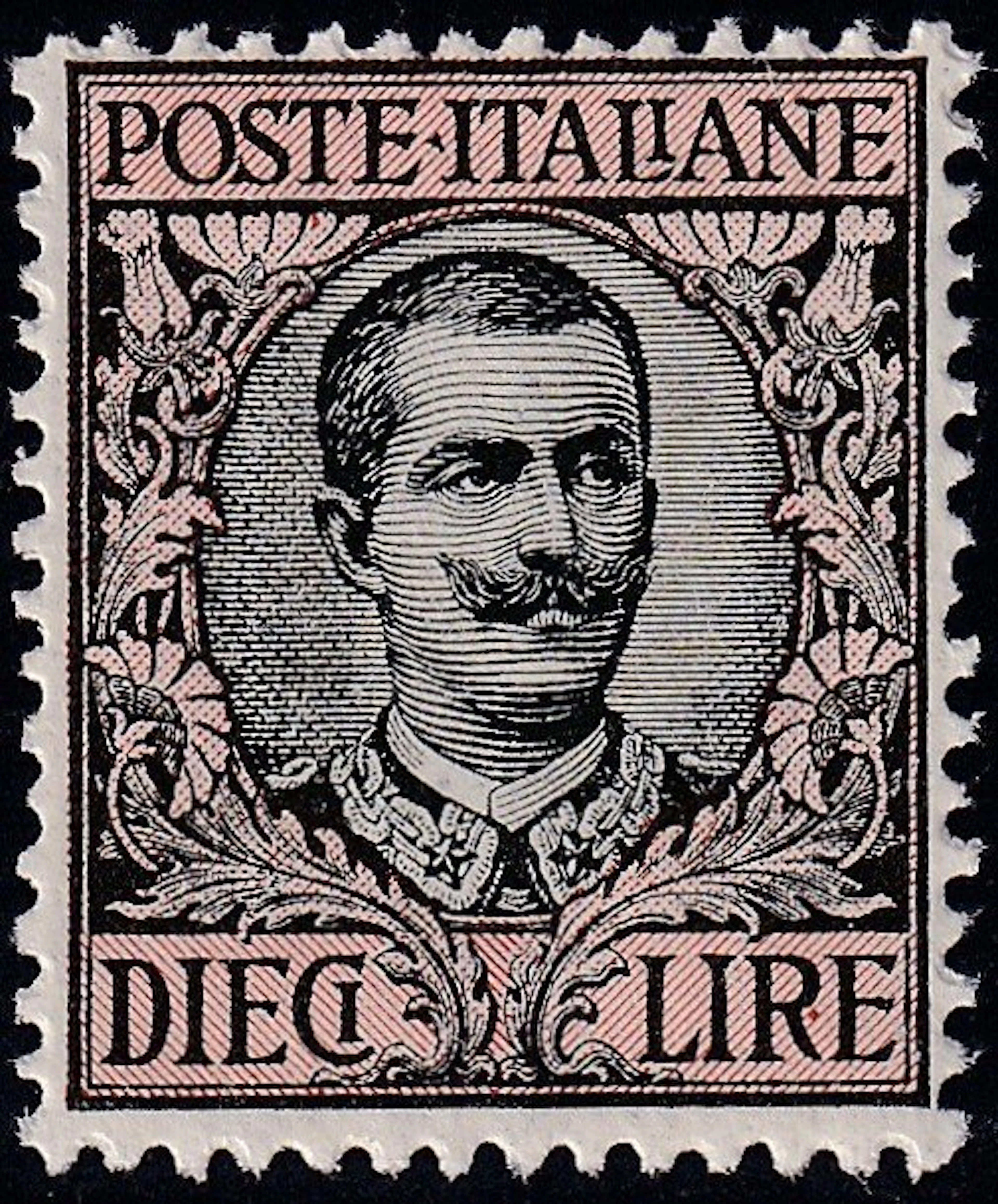 Italy Kingdom 1910 - Floreal high-value 10 l