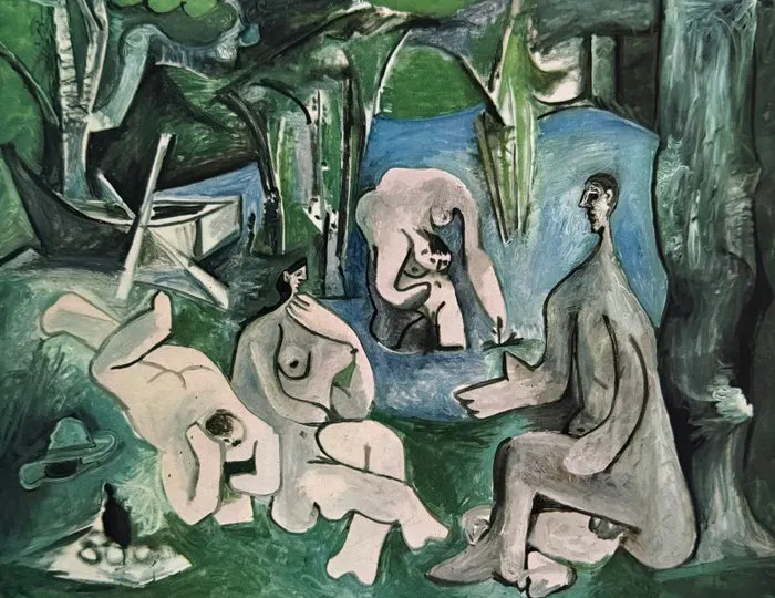 Pablo Picasso (1881-1973) - Lithograph: “Le Déjeuner sur l'herbe, 1961”.