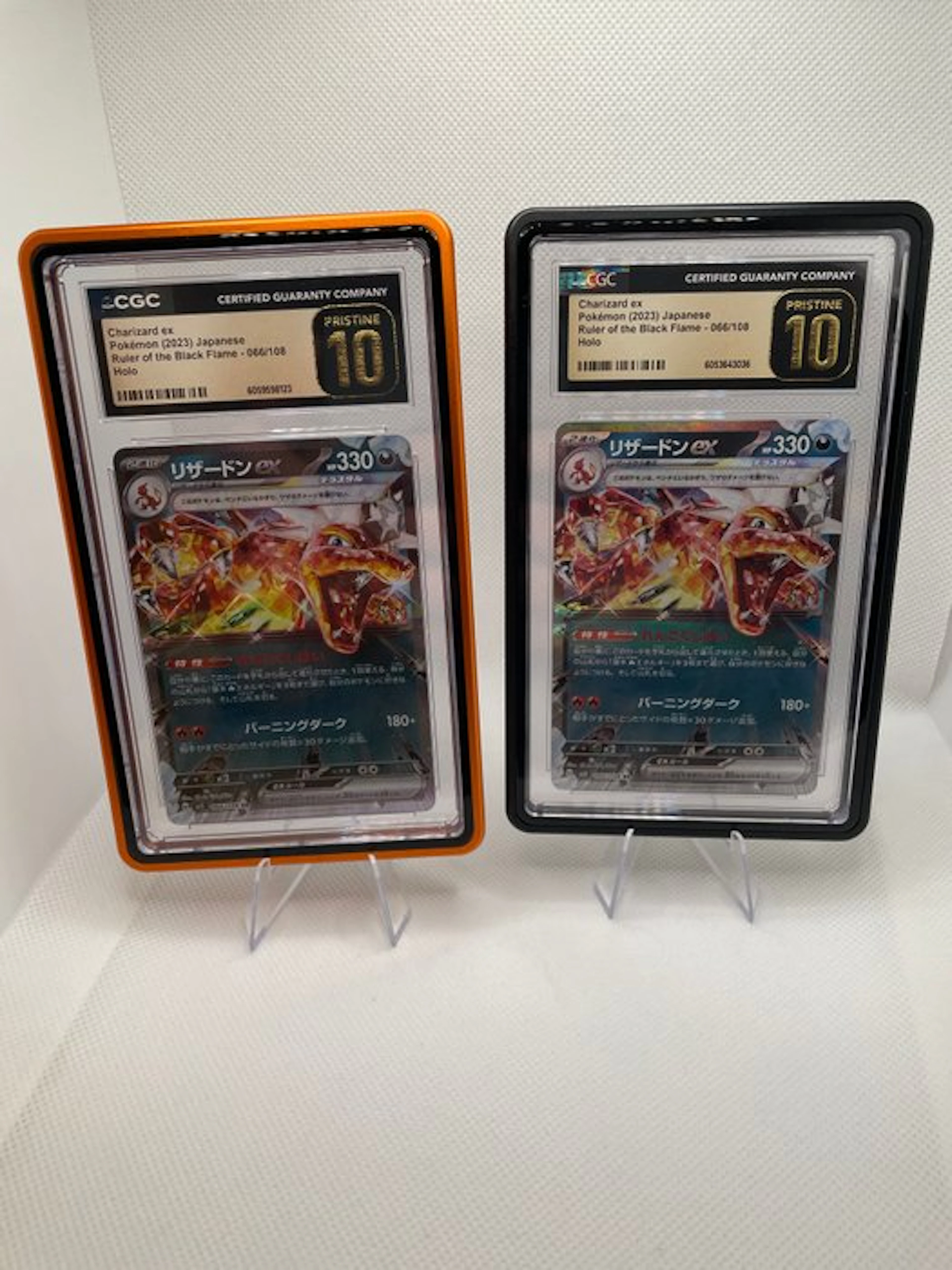 Pokémon - 2 Graded card - Charizard Holo - CGC Pristine 10 - Scarlet & Violet