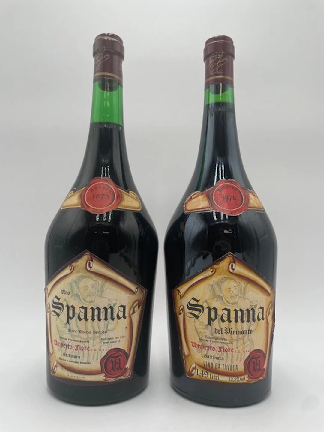 1973 , 1974 Umberto Fiore, Spanna - Piedmont - 2 Magnums (1.5L)