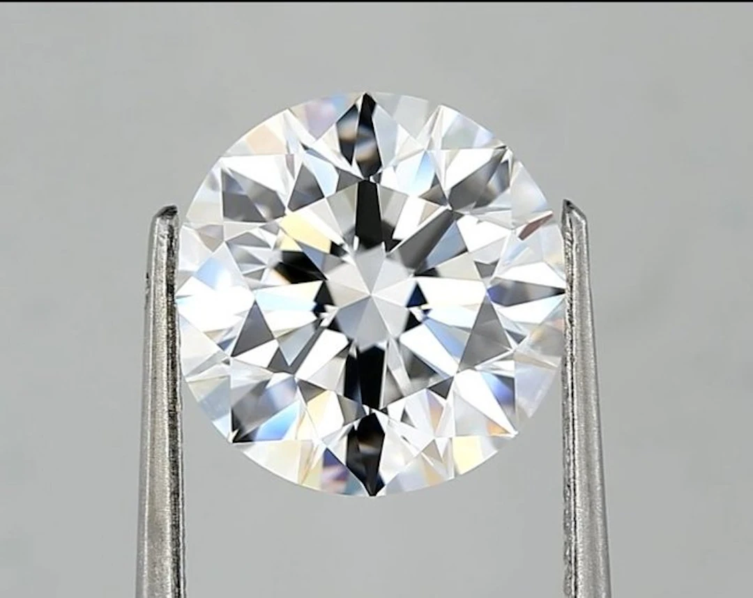 1 pcs Diamond (Natural) - 4.00 ct - Round - D...