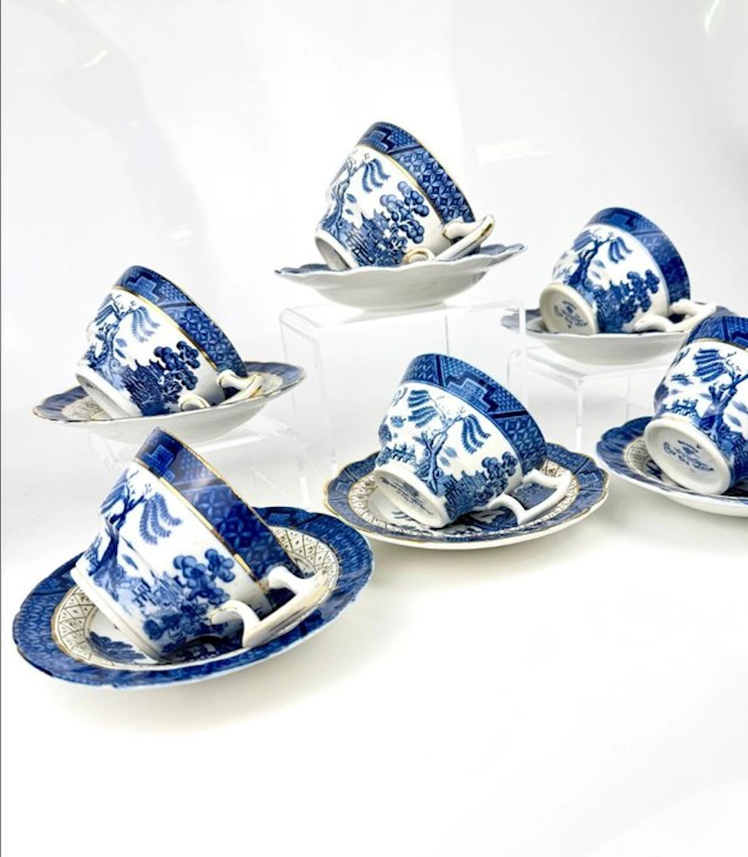 Booths - Tea service (12) - Earthenware - Status / 1950s