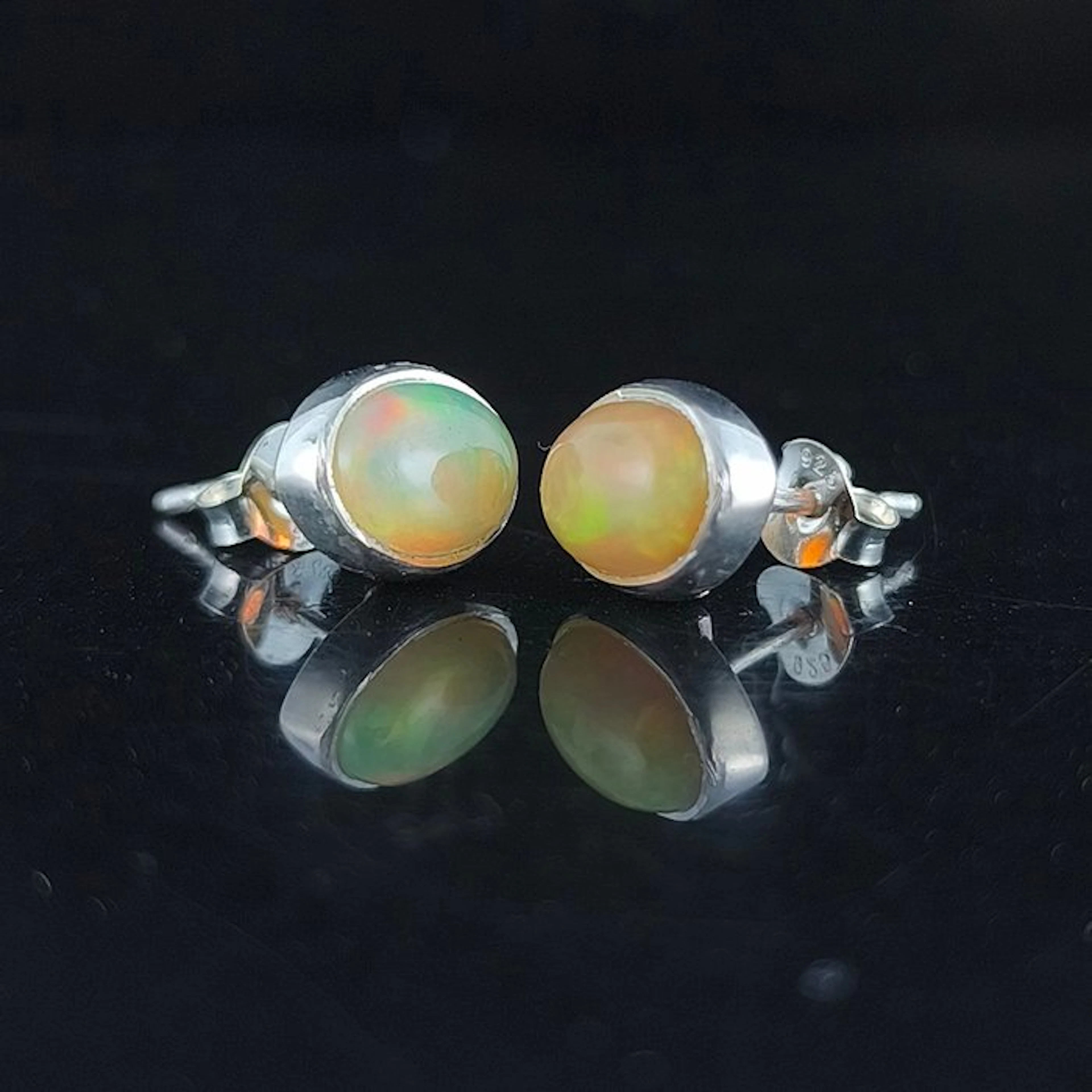 Opal - Silver - Earrings - Self-discovery