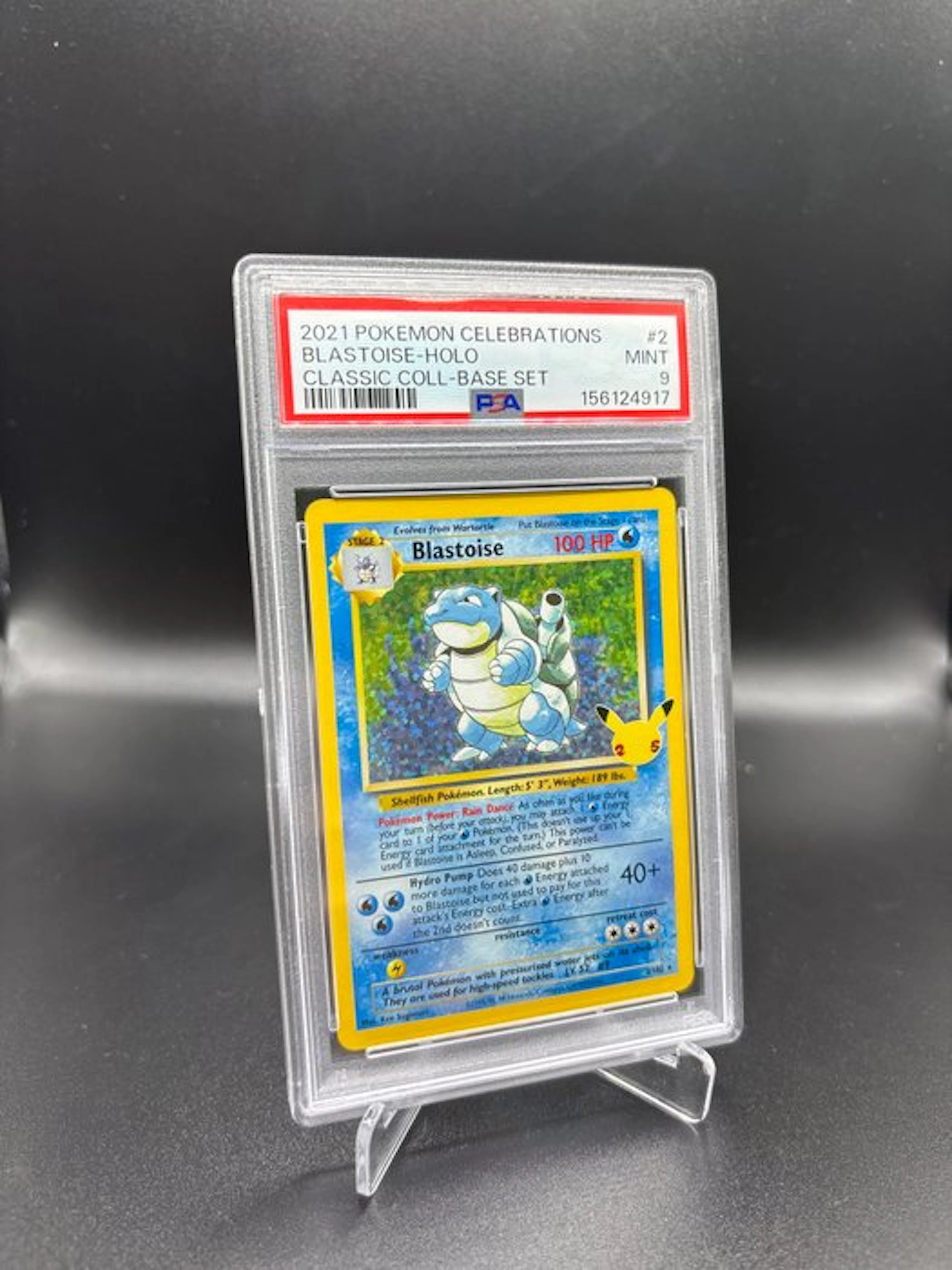 Pokémon - 1 Graded card - Blastoise 2 Foil - PSA 9...