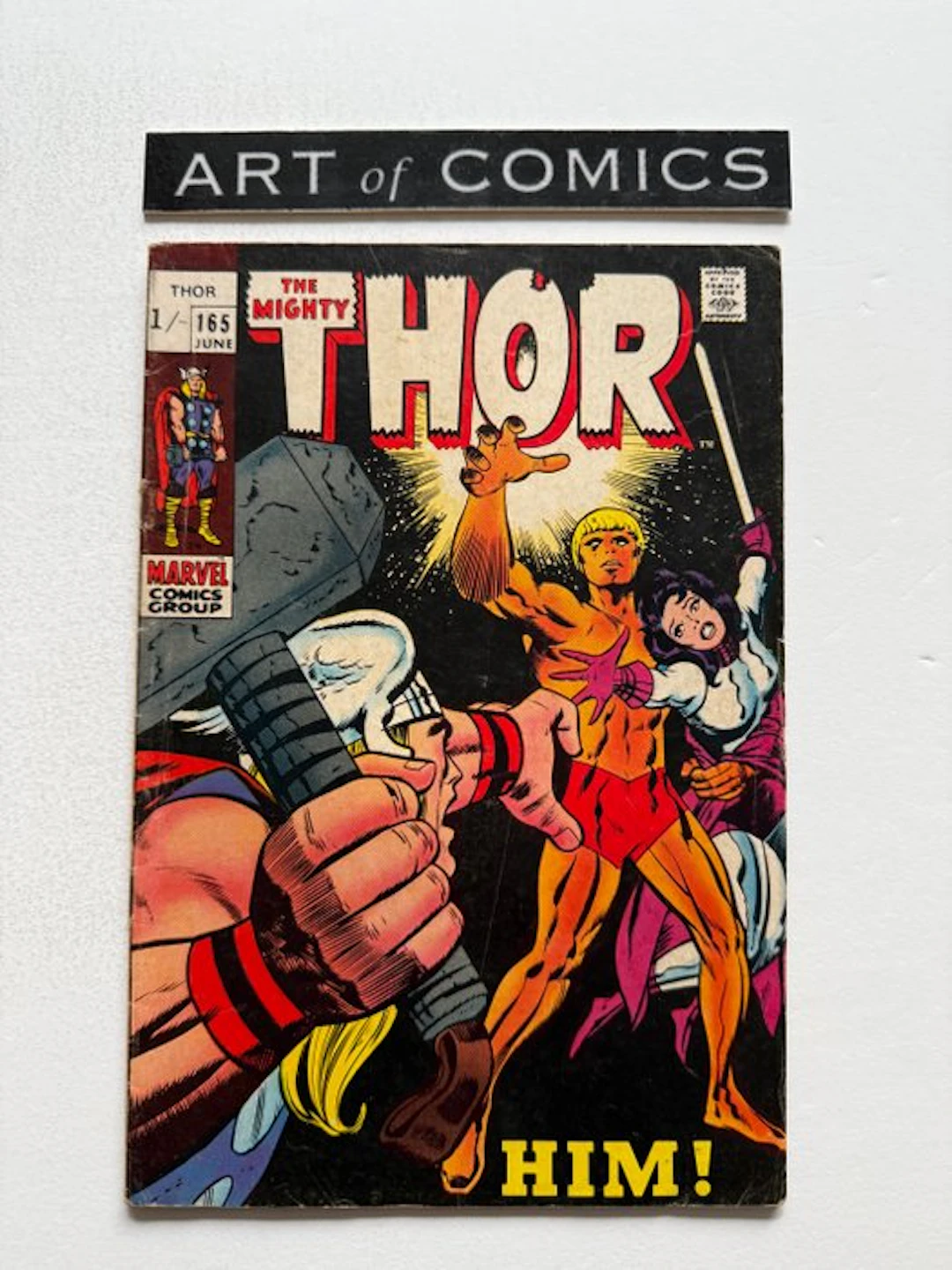 The Mighty Thor #165 - 1st full Appearance Of Warlock...