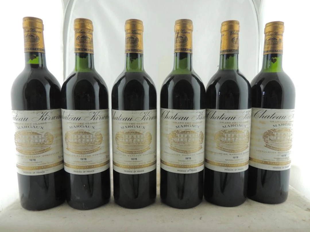 1978 Château Kirwan - Margaux 3ème Grand Cru Classé - 6 Bottles (0.75L)