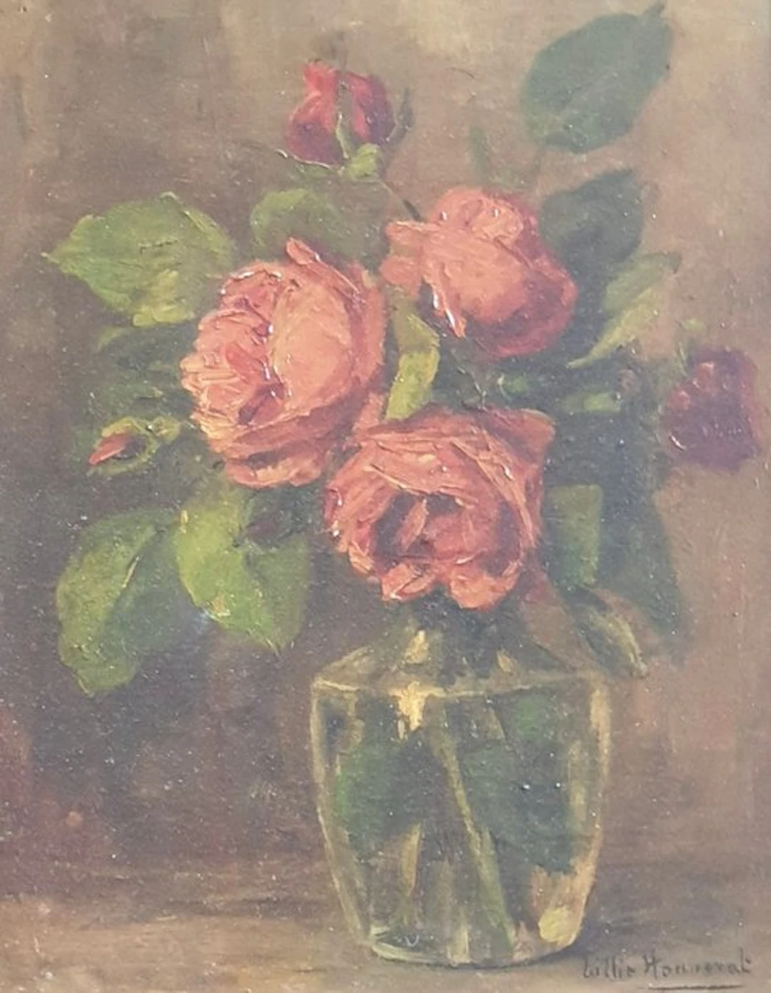 Lillie Honnorat (XIX-XX) - Bouquet de fleurs