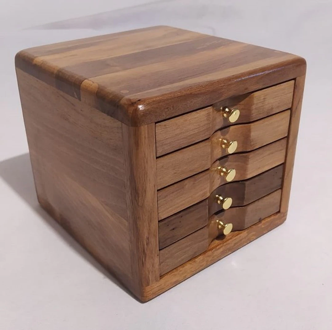 Desk set - Wood- Walnut