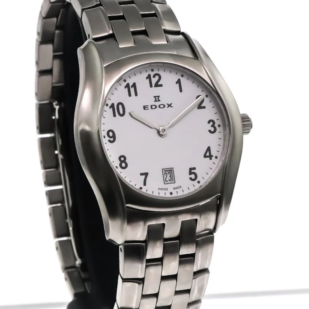 Edox - Swiss Made Quartz Watch - ED82003-SS-1 - Numeral...