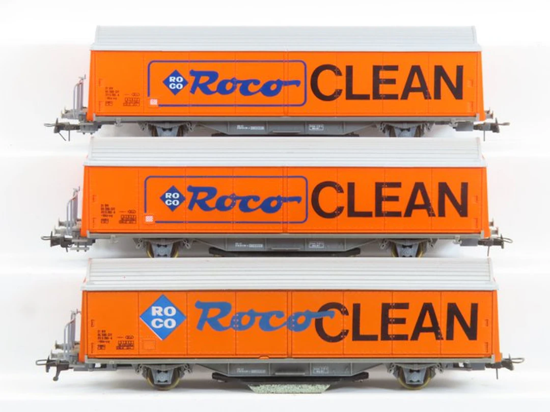 Roco H0 - 46400 - Model train freight carriage (3) - 3×...