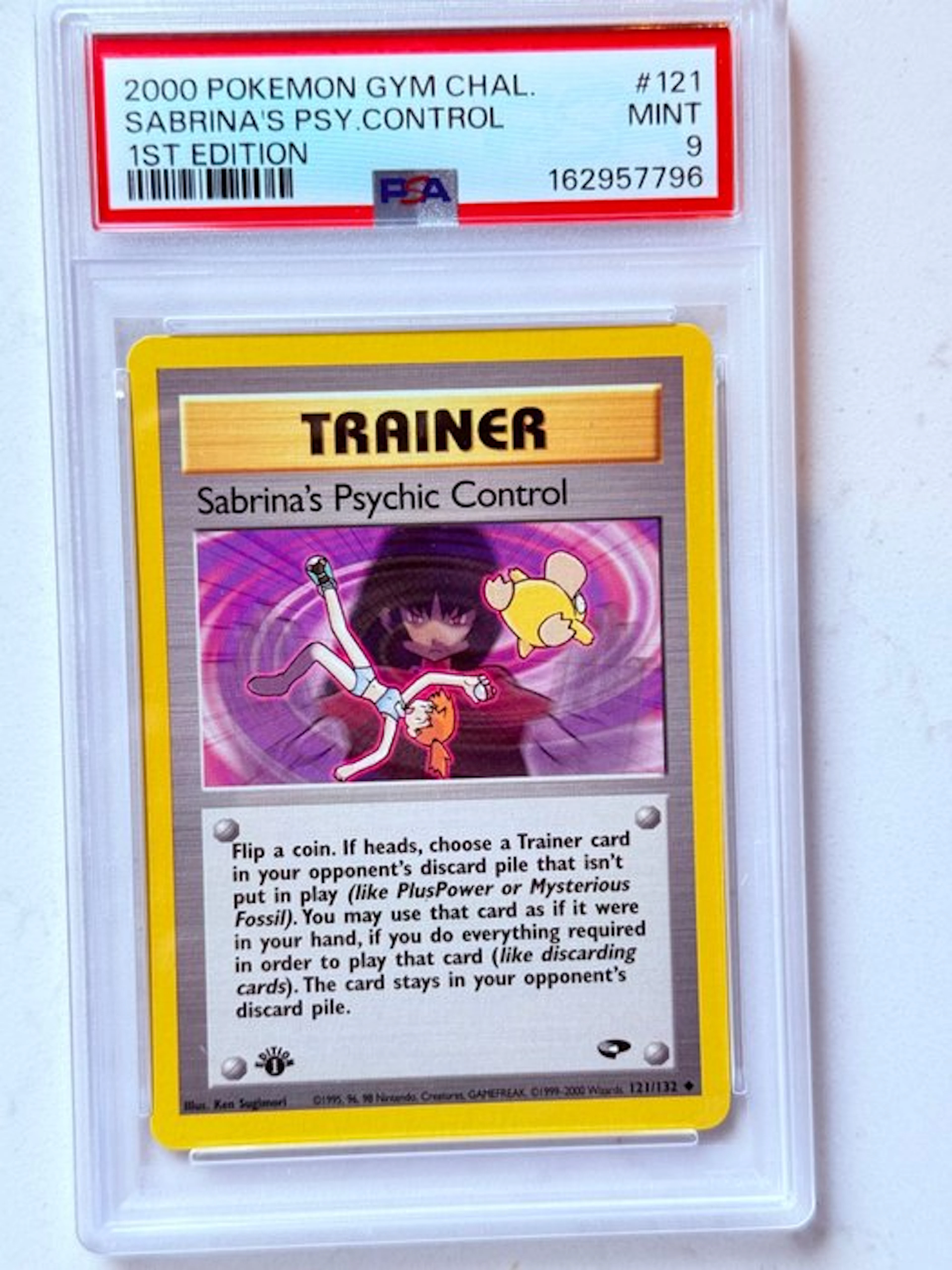 Pokémon - 1 Graded card - Sabrina 121 Foil
