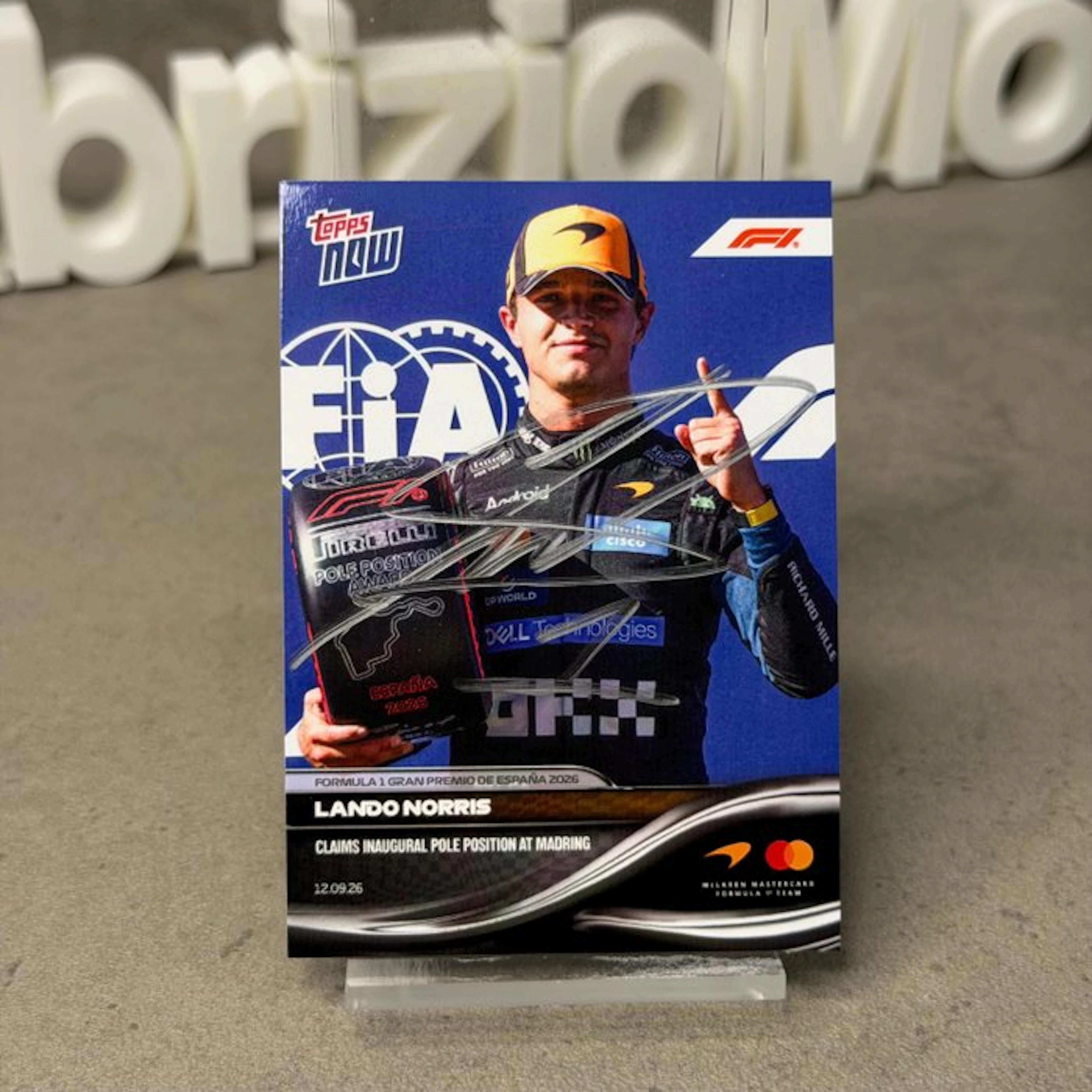 Mclaren - Topps Now - Claim Inaugural Pole Position at...
