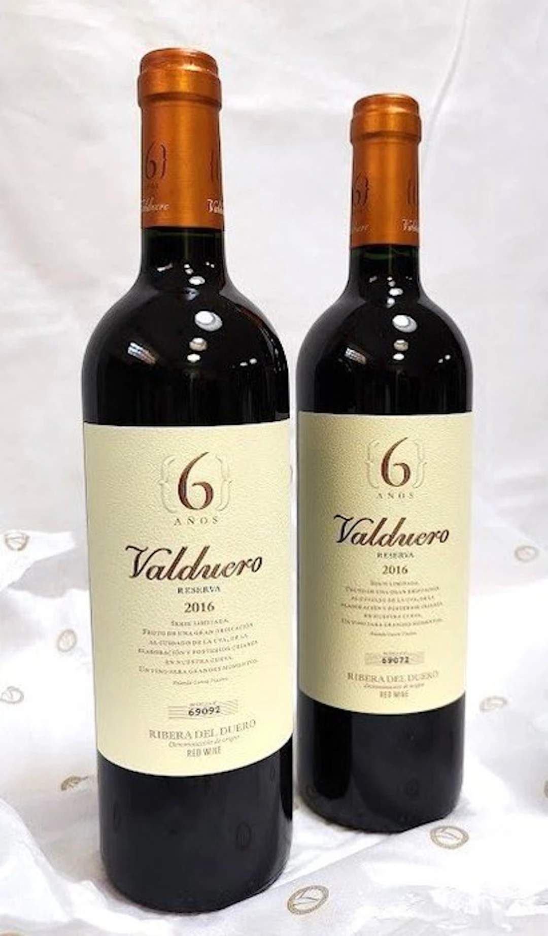 2016 Valduero 6 años - Ribera del Duero Reserva - 2 Bottles (0.75L)