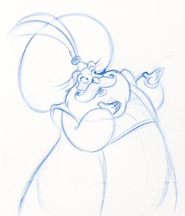 Aladdin (Walt Disney, 1992) - 1 Sultan Animation Drawing