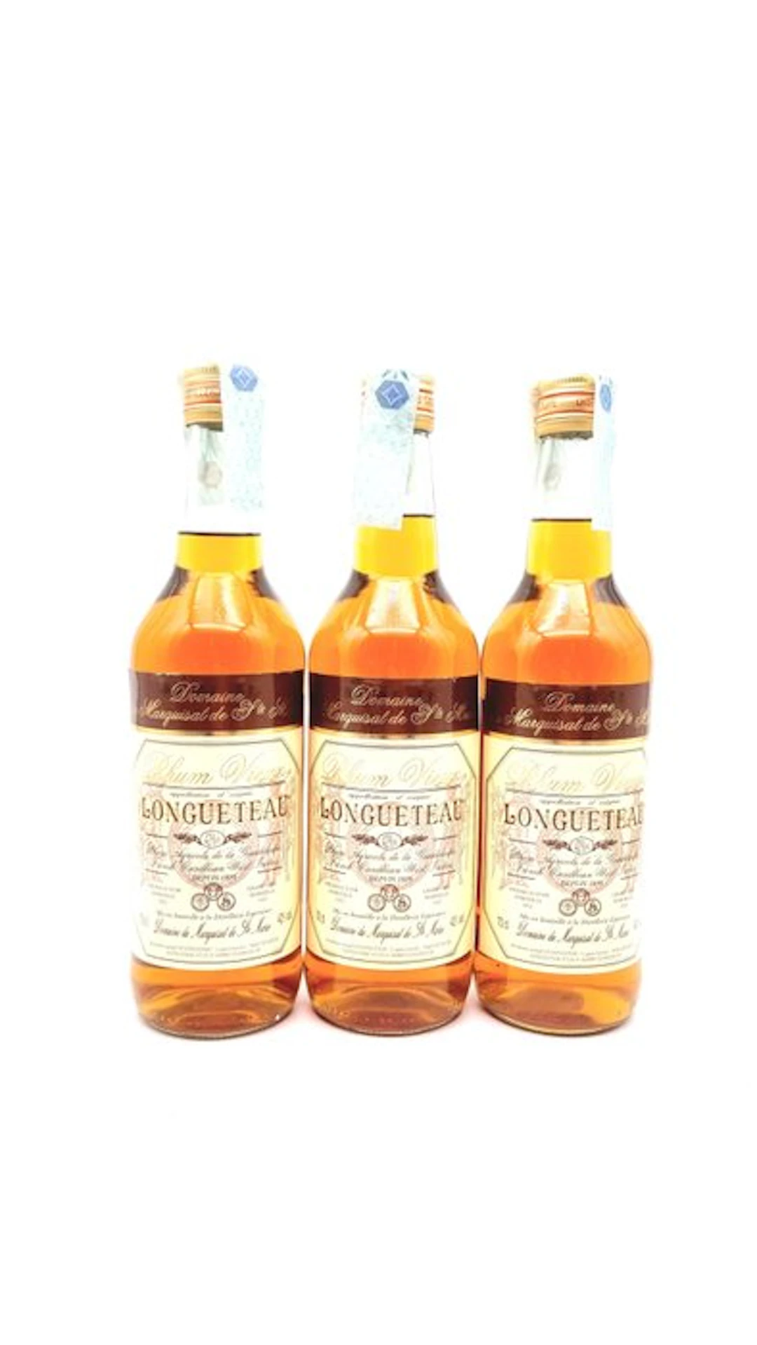 Longueteau - Rhum Vieux - b. 2000s - 70cl - 3 bottles