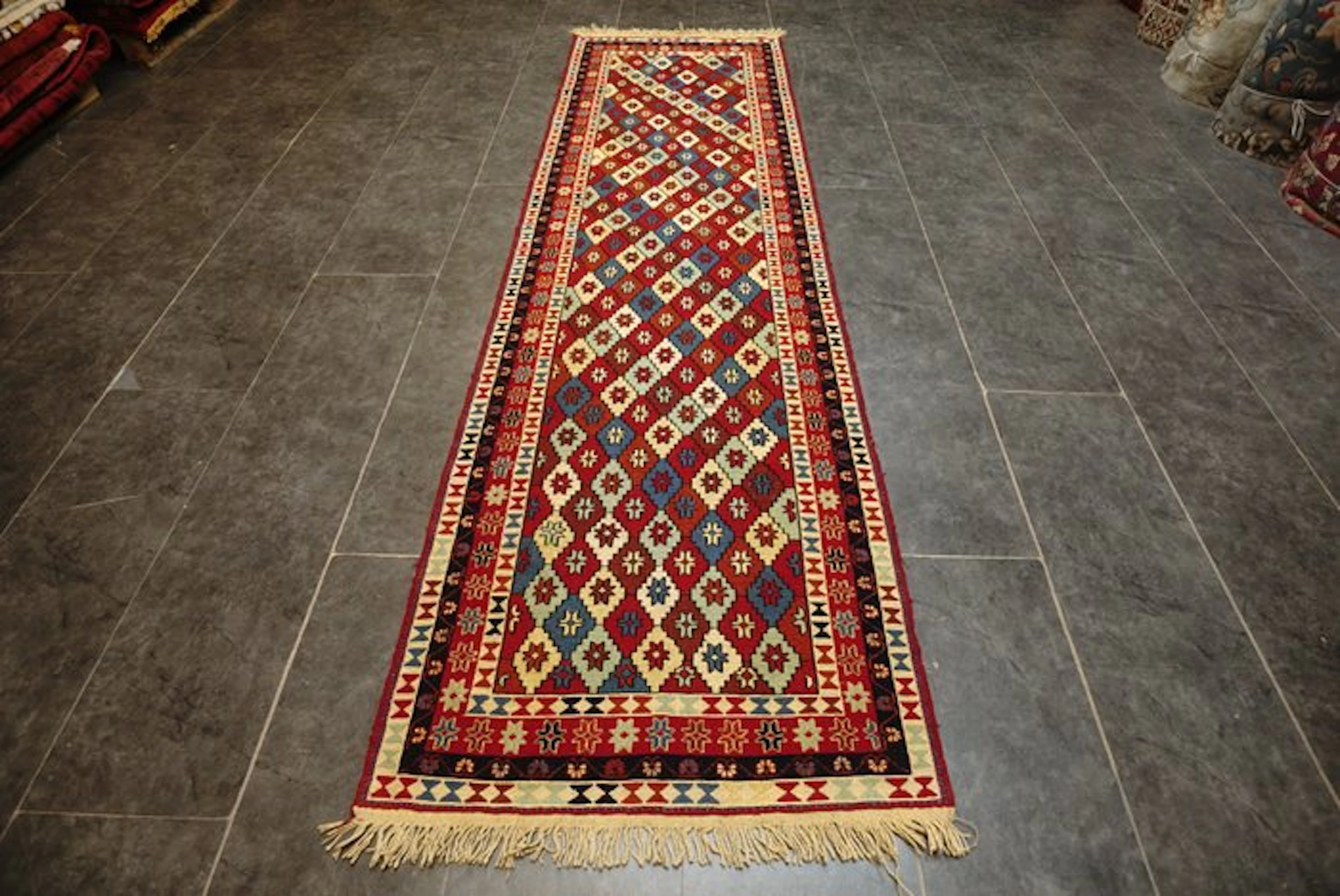 Sumakh kilim - Carpet - 290 cm - 87 cm - in like-new condition