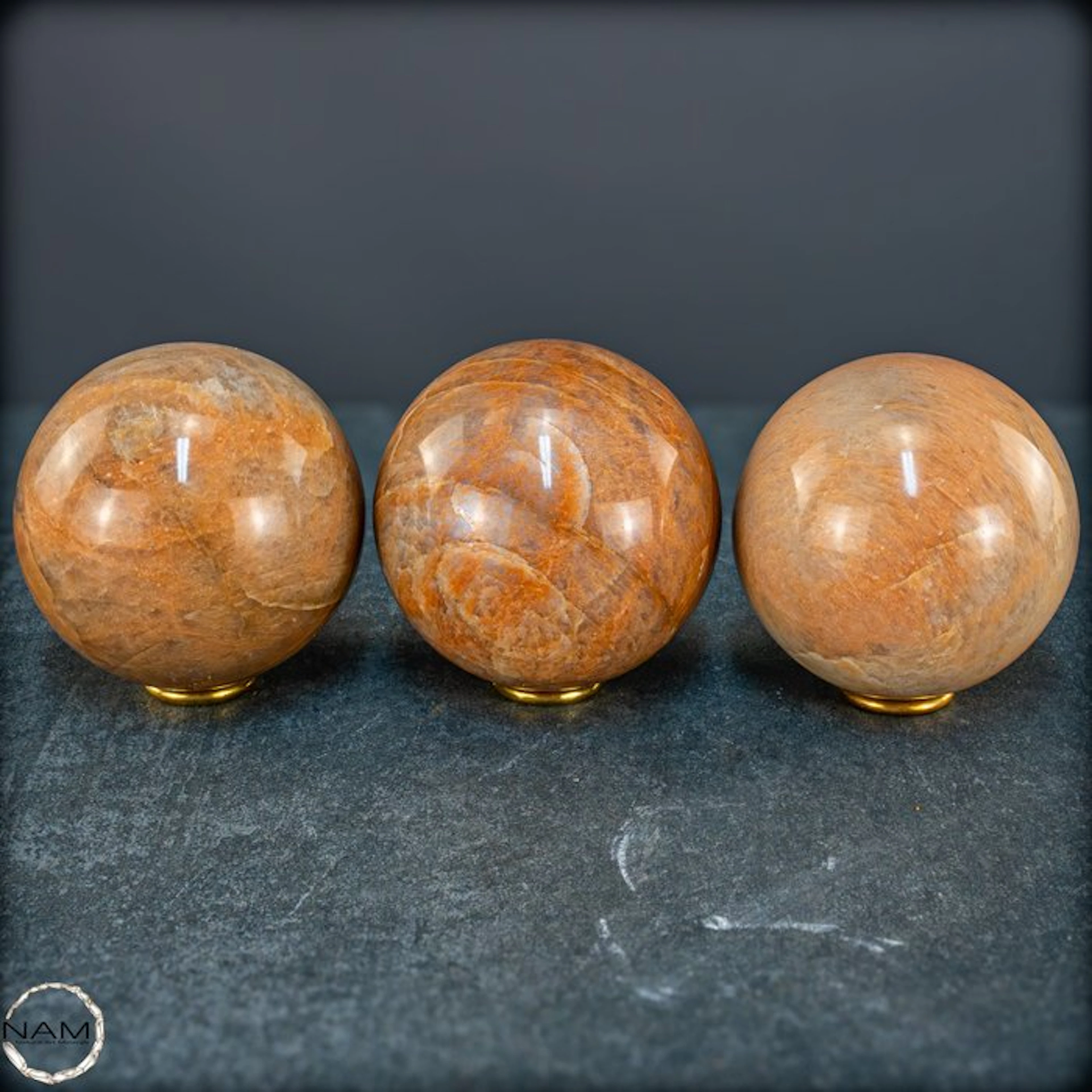 Exclusive peach moonstone set from Madagascar