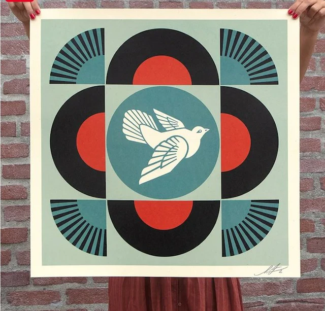 Shepard Fairey (OBEY) - Obey Giant - Geometric Dove *...