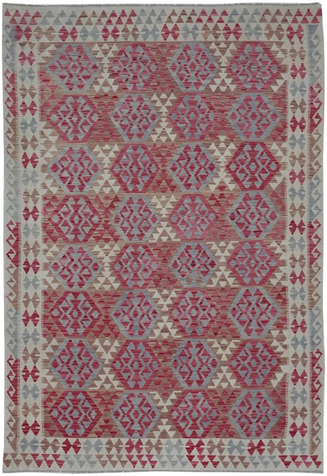 Handwoven Designer Kilim – Afghan Design - Kelim - 286 cm - 197 cm