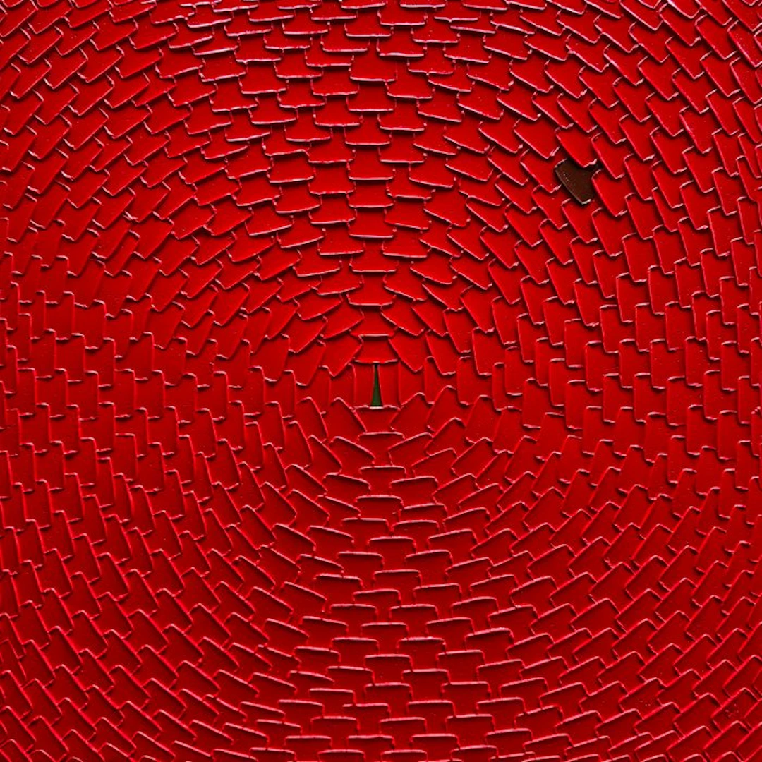 Aykaz Arzumanyan - Rose - 1121 - Abstraction géométrique