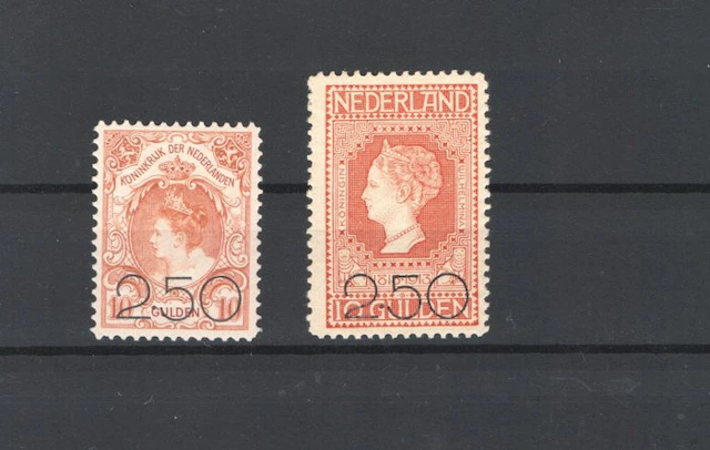 Netherlands 1920 - Netherlands cleanup issuances - NVPH 104/105