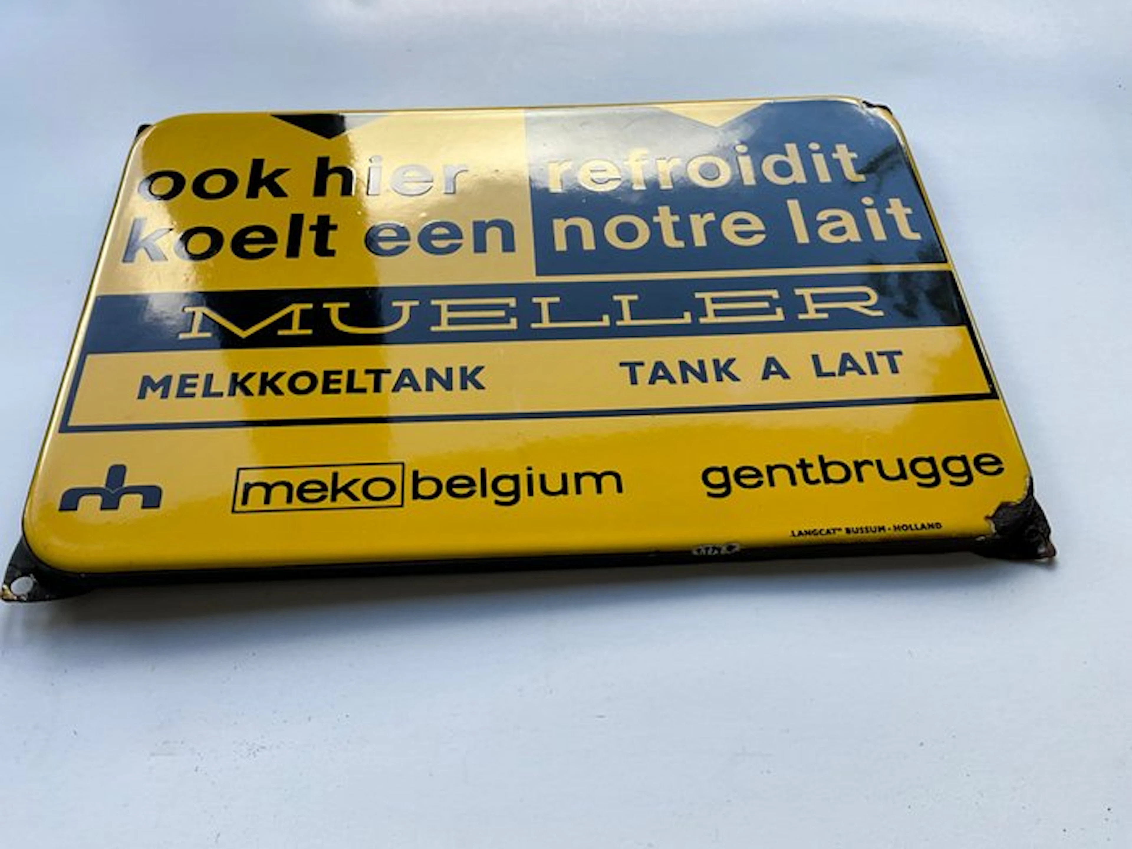 Langcat Bussum - Mueller - melkkoeltank - tank a lait...