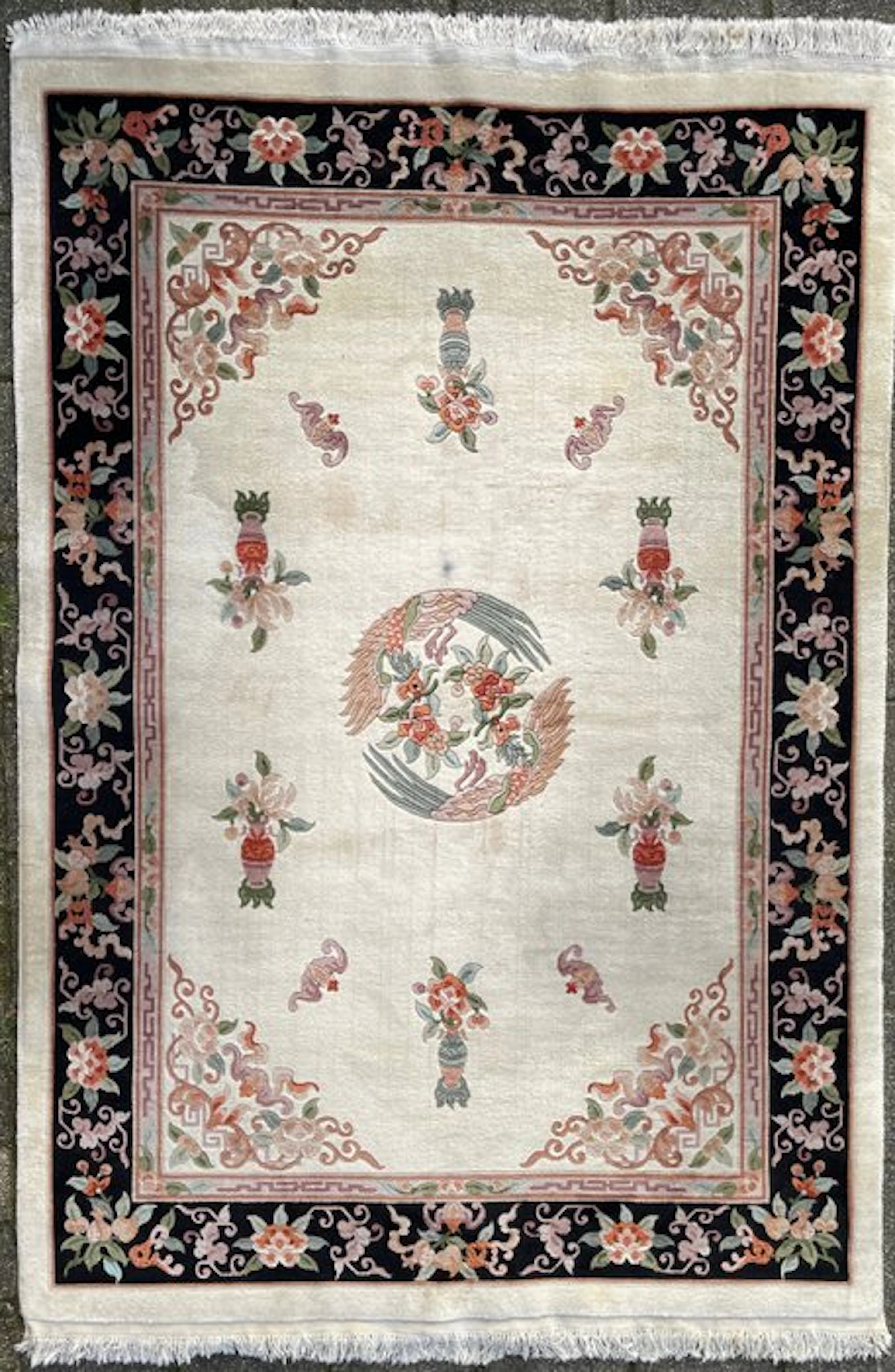 China Aubusson - cleaned - hand-knotted - wool - Carpet - 244 cm - 168 cm