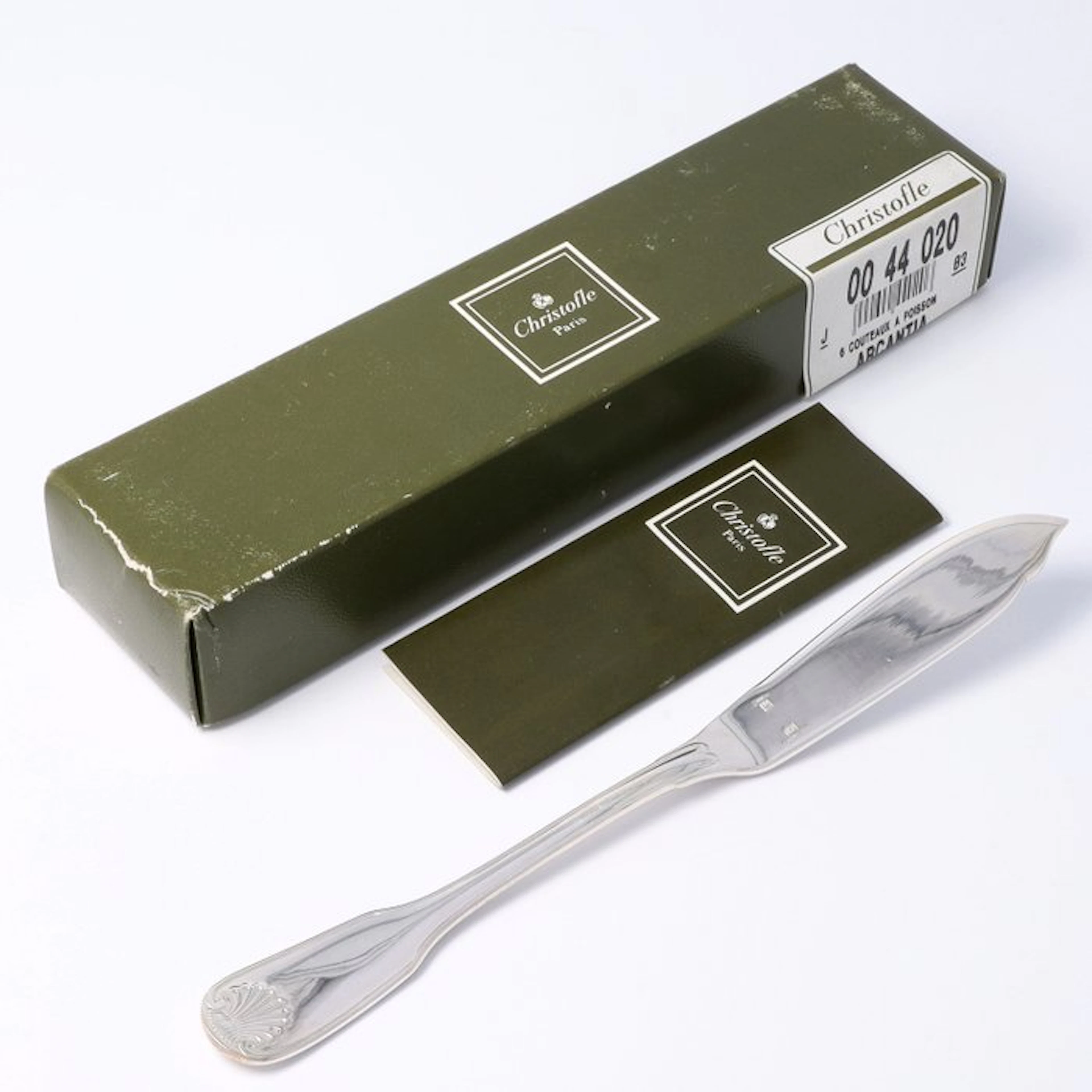 NO RESERVE. Christofle. Model: Arcantia. - Fish cutlery set (6) - Silverplated