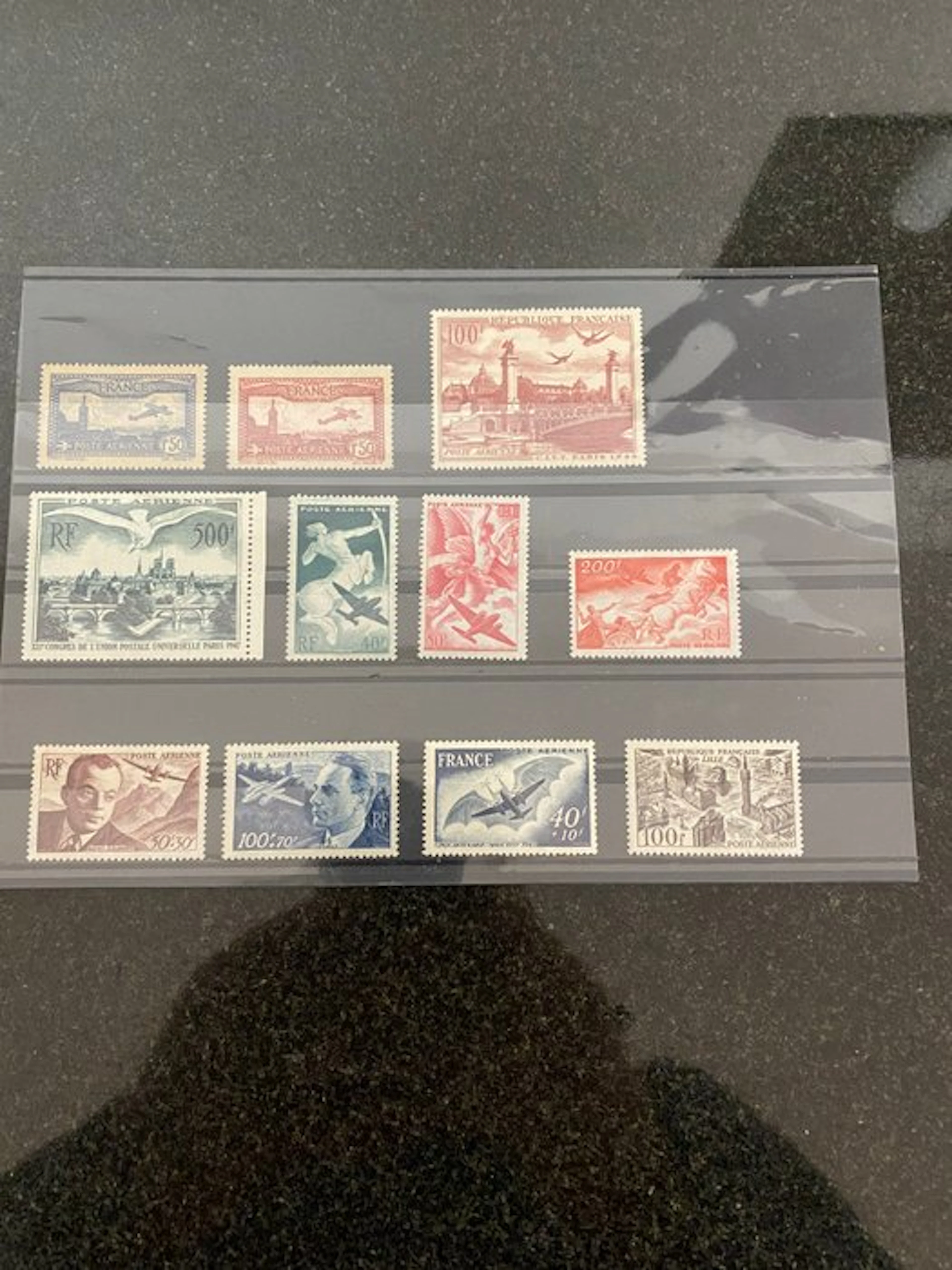 France 1930/1959 - Stamps, aviation plus modern semis new — valued at €408.